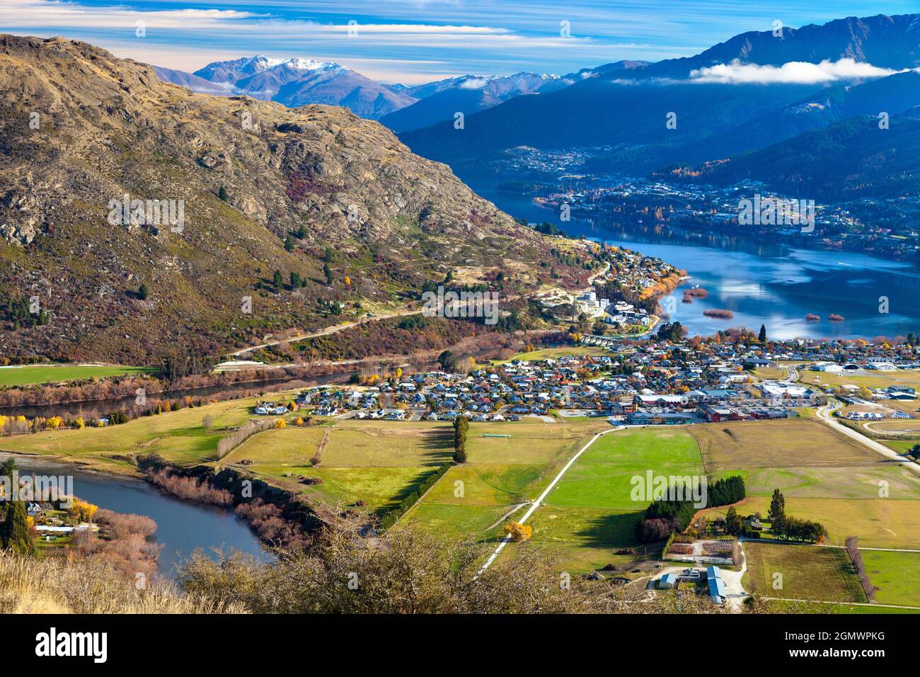Queenstown, New Zealand 21 May 2012 A fabulous view of Queenstown