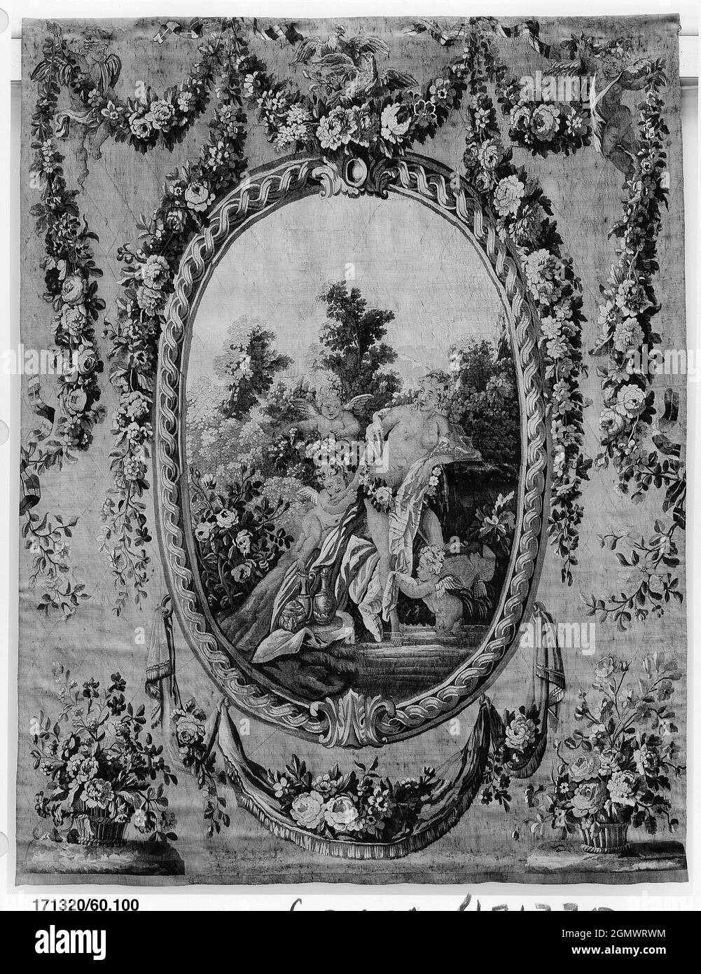 The Toilet of Venus. Manufactory: Aubusson (Manufacture Royale, est. 1665: Manufacture, ca. 1812-present day); Date: ca. 1770-80; Culture: French, Stock Photo