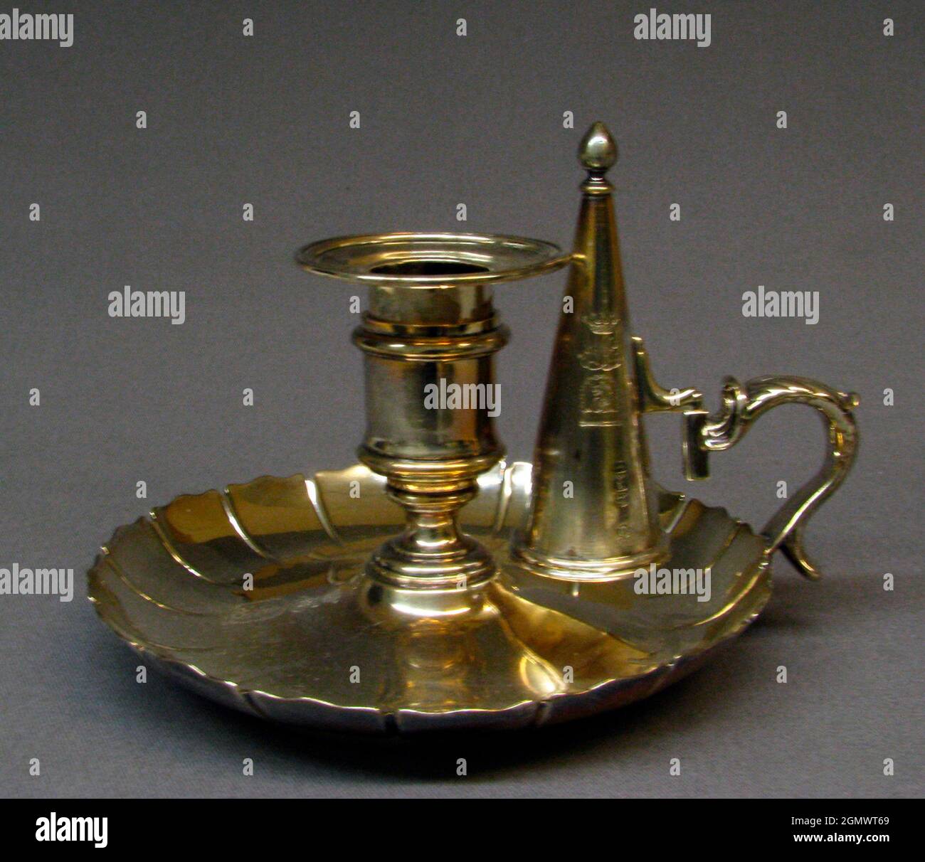 Chamber candlestick (one of a pair). Maker Robert Garrard II (active