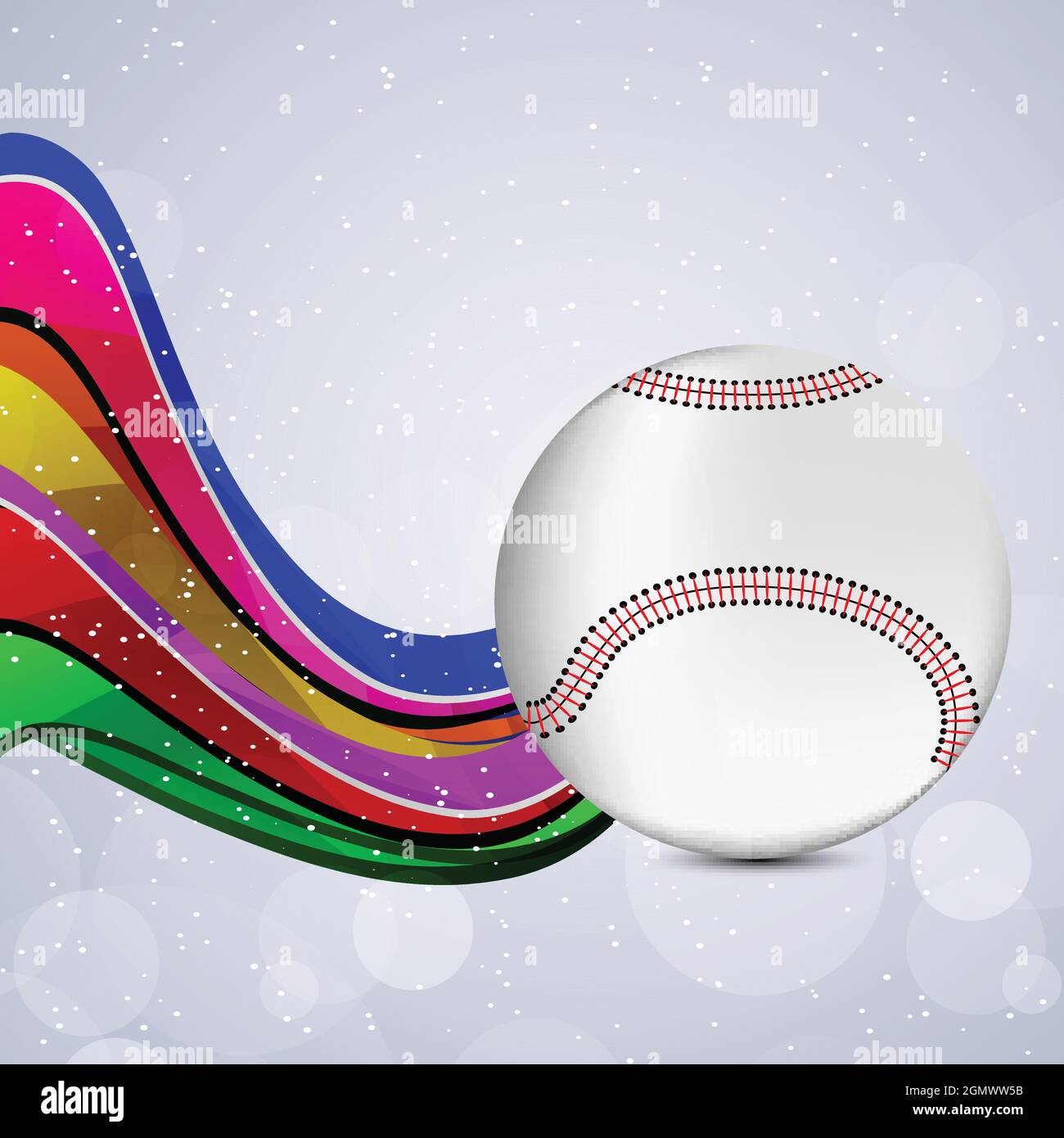 baseball sport background Stock Vector