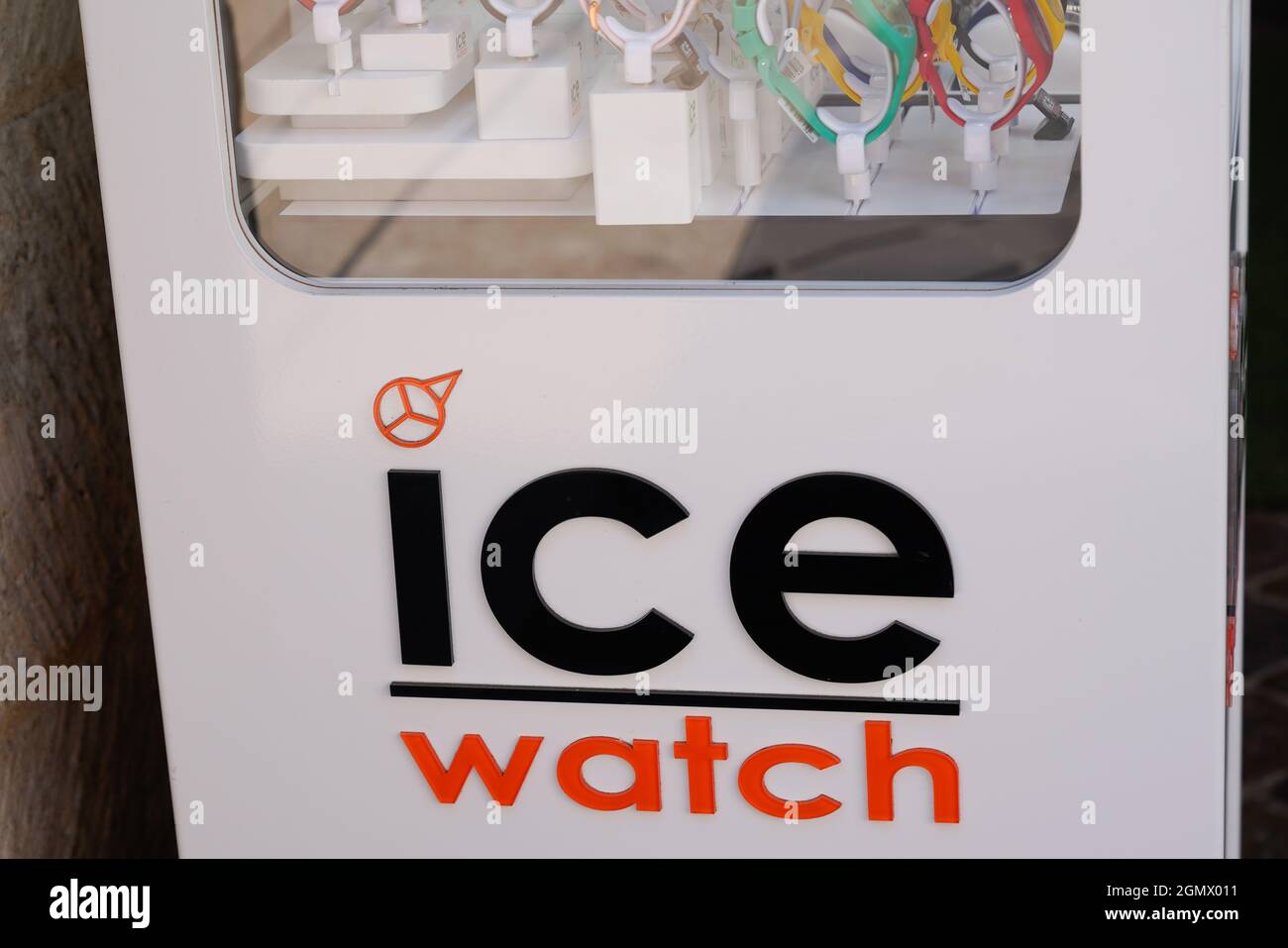 Bordeaux , Aquitaine France - 09 05 2021 : Ice watch logo brand