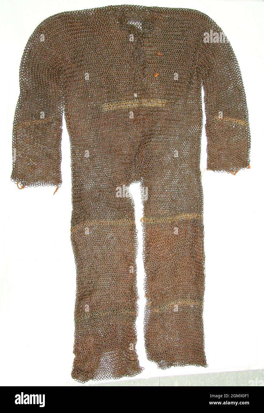 Mail Hood And One Piece Suit Date 17th Century Culture Indian Medium Steel Or Iron Copper Alloy Dimensions A H Approx 18 In 45 7 Cm Stock Photo Alamy