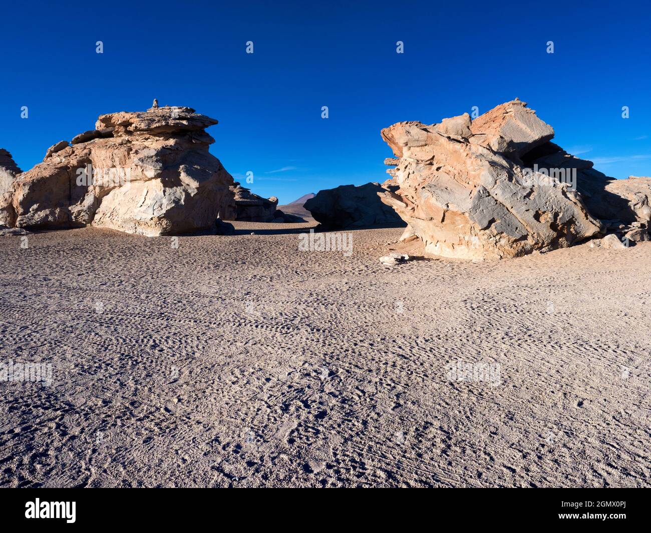 Siloli Desert, Bolivia 25 May 2018 Desierto de Siloli is a high, dry