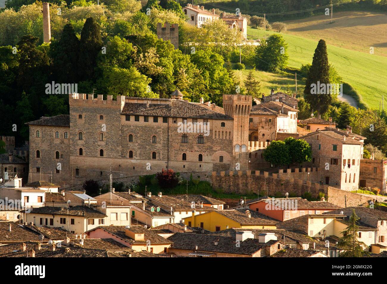 Pallotta Castle, Landscape, Caldarola, Macerata, Marche, Italy, Europe Stock Photo