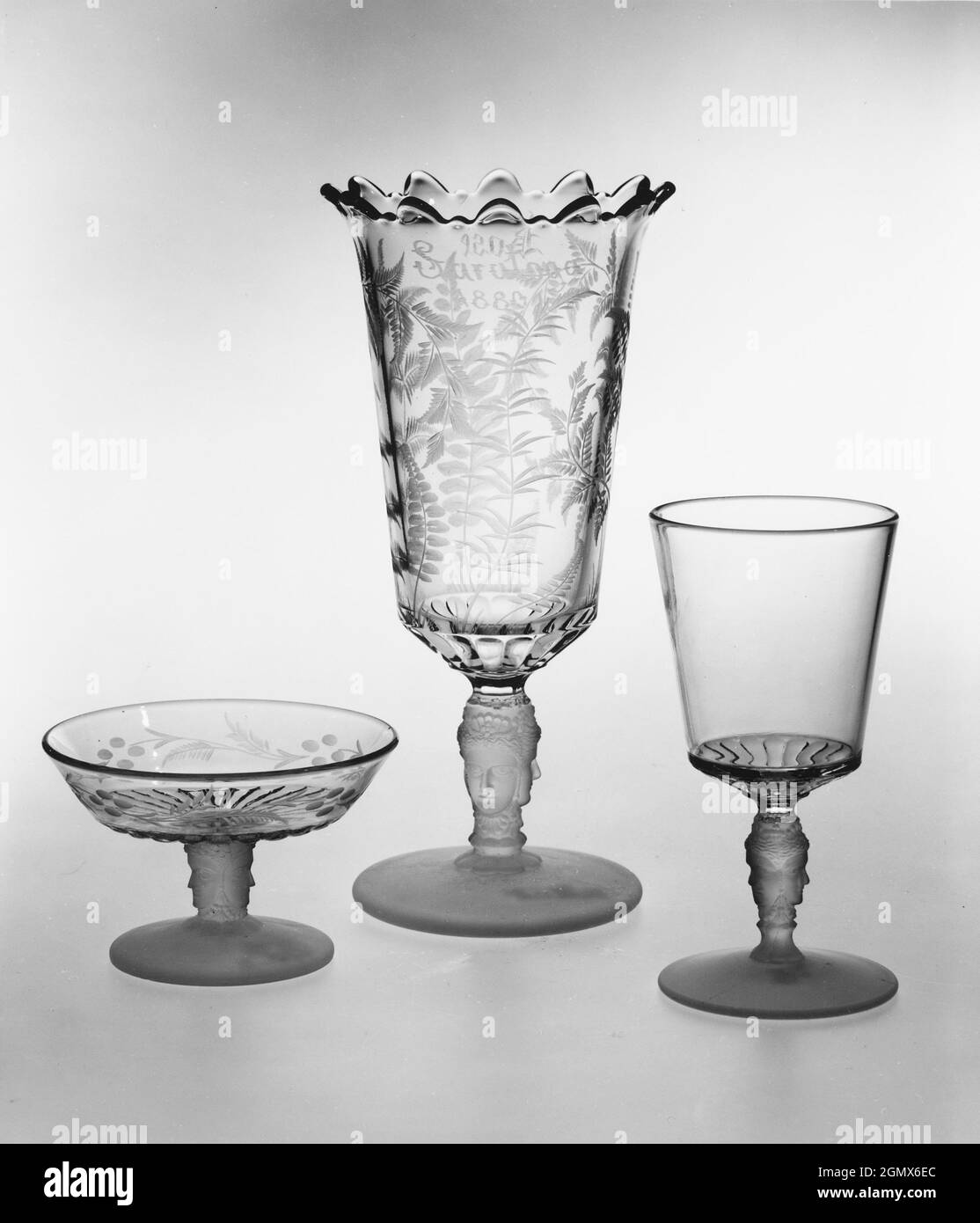 Wine Glass. Maker Duncan and Sons (18741891); Date ca. 1878