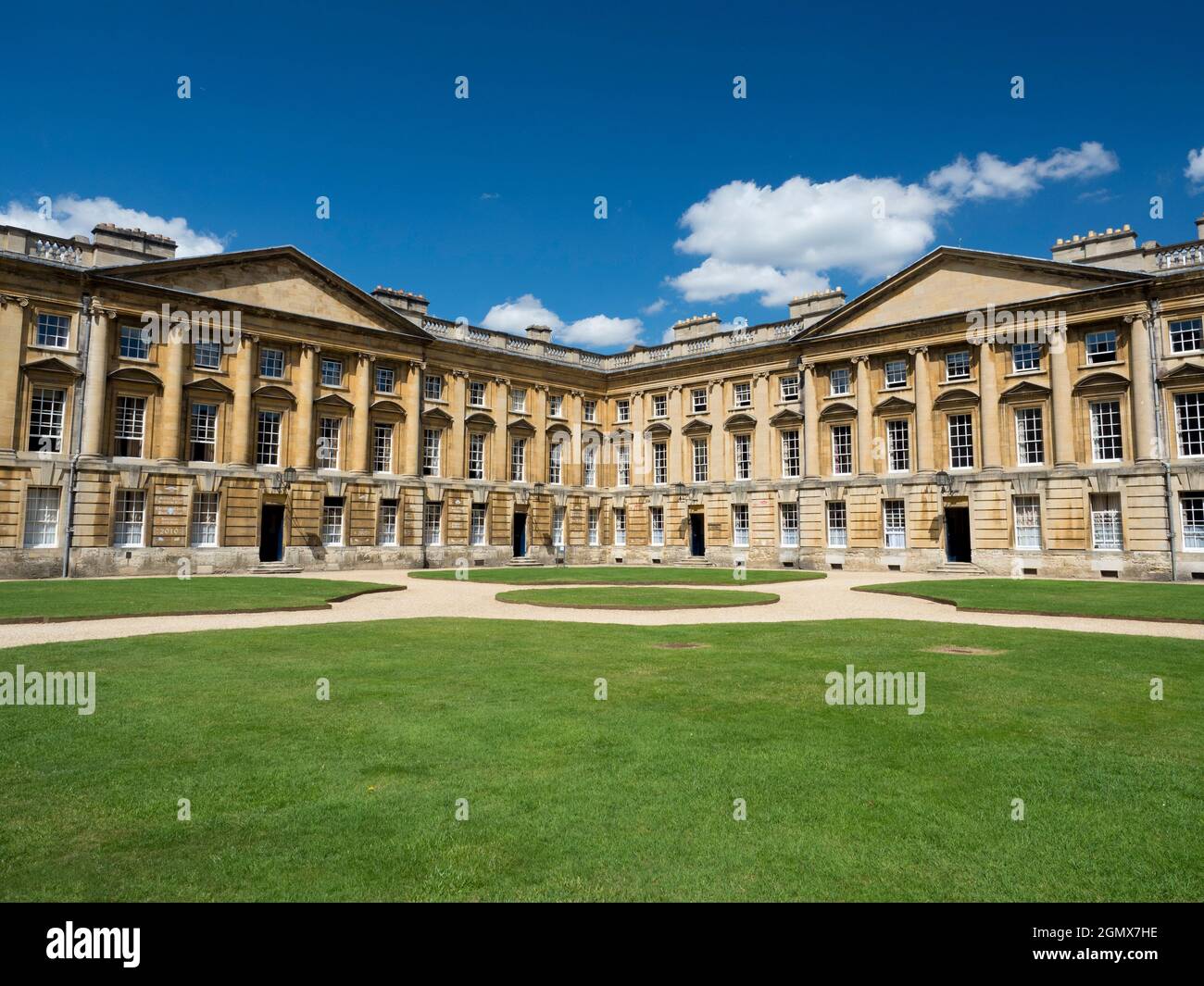 Oxford, Oxfordshire, UK - 2015; Founded in 1525 by Cardinal Wolsey, Christ Church is one of the richest, largest and grandest of the Oxford University Stock Photo