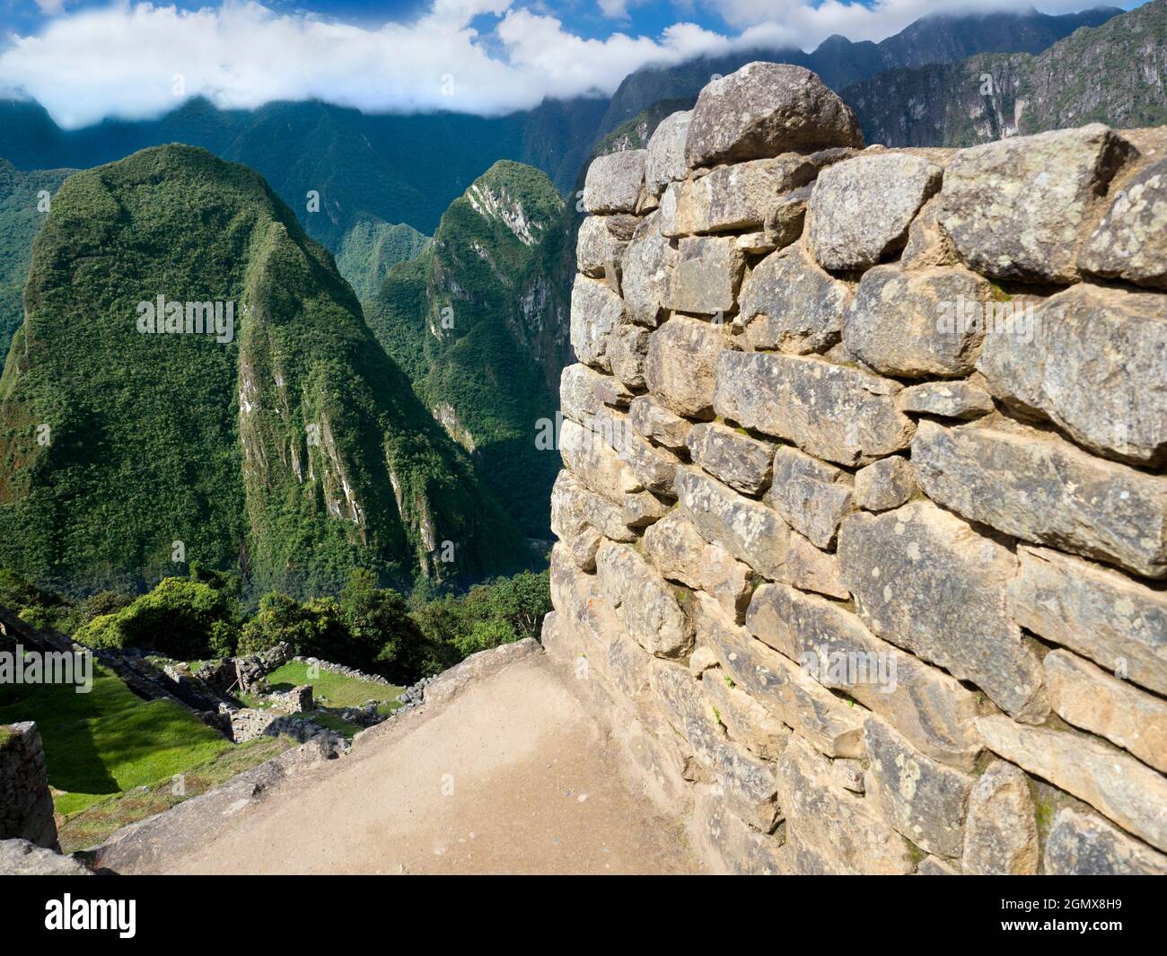 Machu Picchu, Peru 14 May 2018 Set in an aweinspiring mountainous