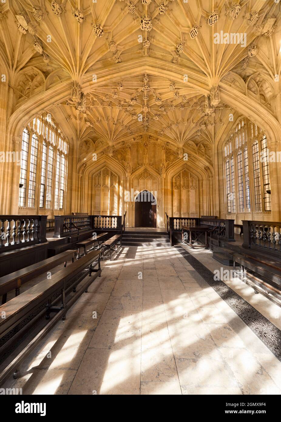 Inside the Divinity School of the Bodleian Library of Oxford University