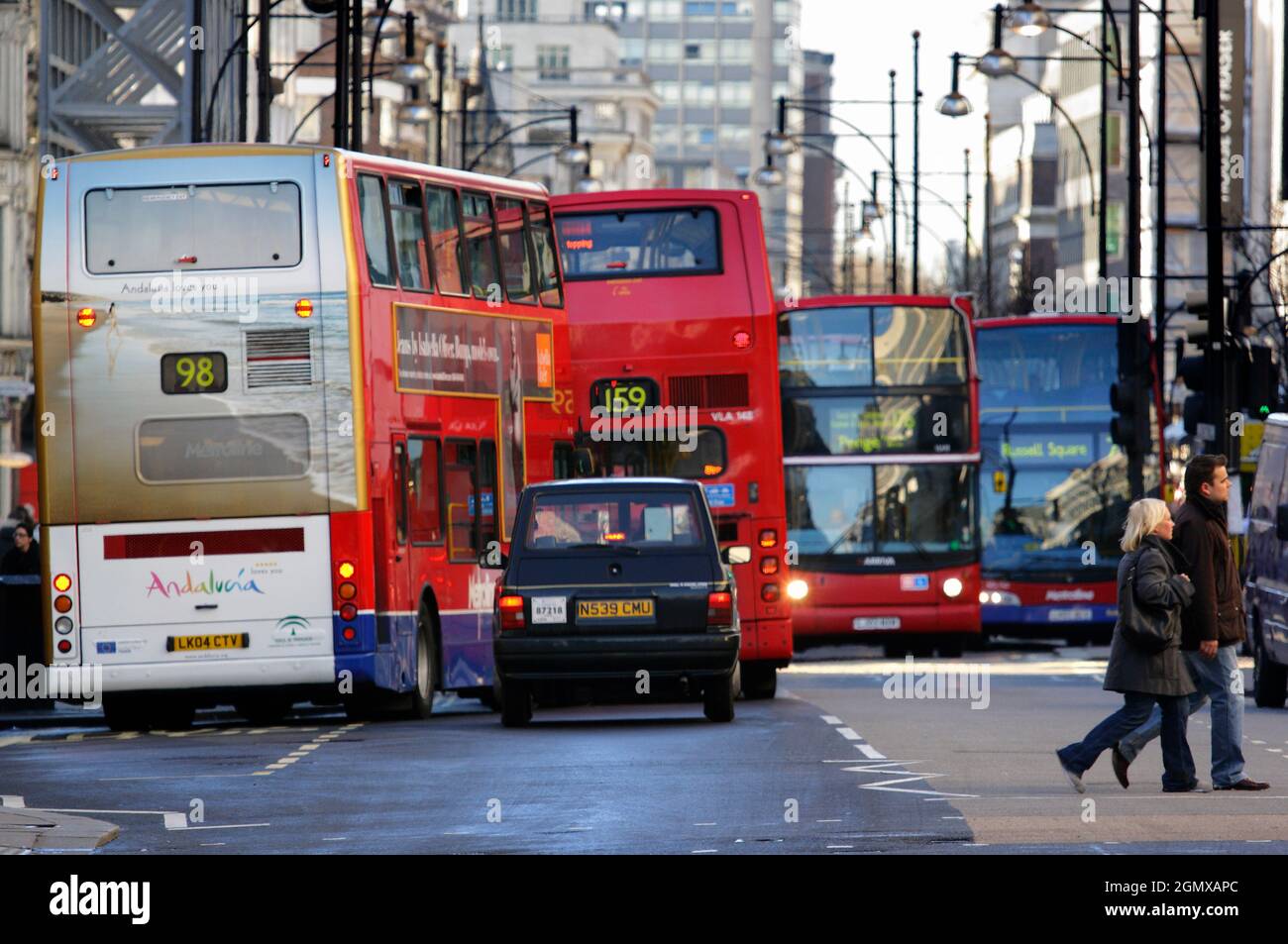 Like virtually all major cities throughout the world, London has a major traffic, congestion and air pollution problem. But London is way better than Stock Photo