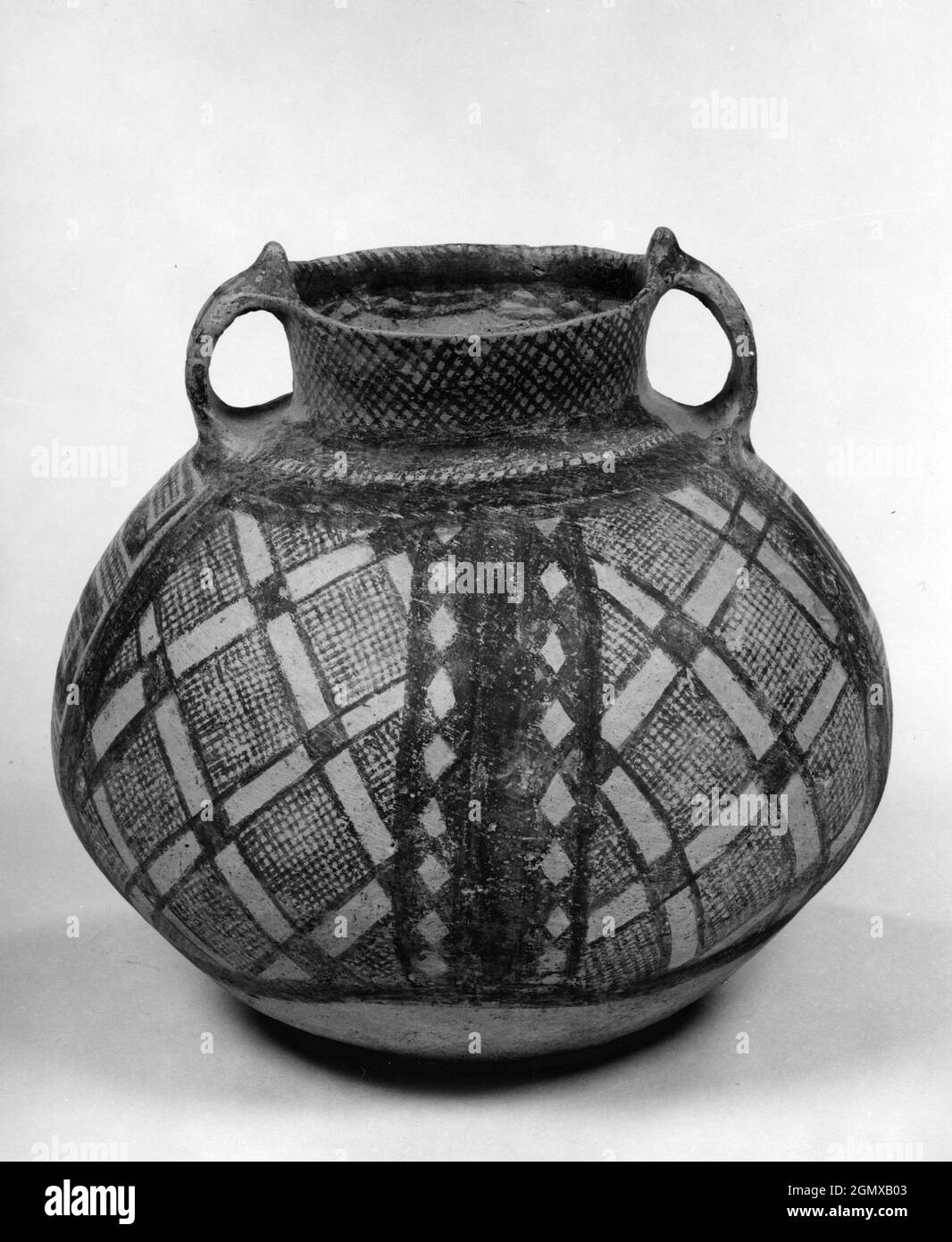 Jar (Guan). Period: Neolithic period, Majiayao culture (ca. 3300-2050 B.C.); Date: Machang phase (ca. 2350-2050 B.C.); Culture: China; Medium: Stock Photo