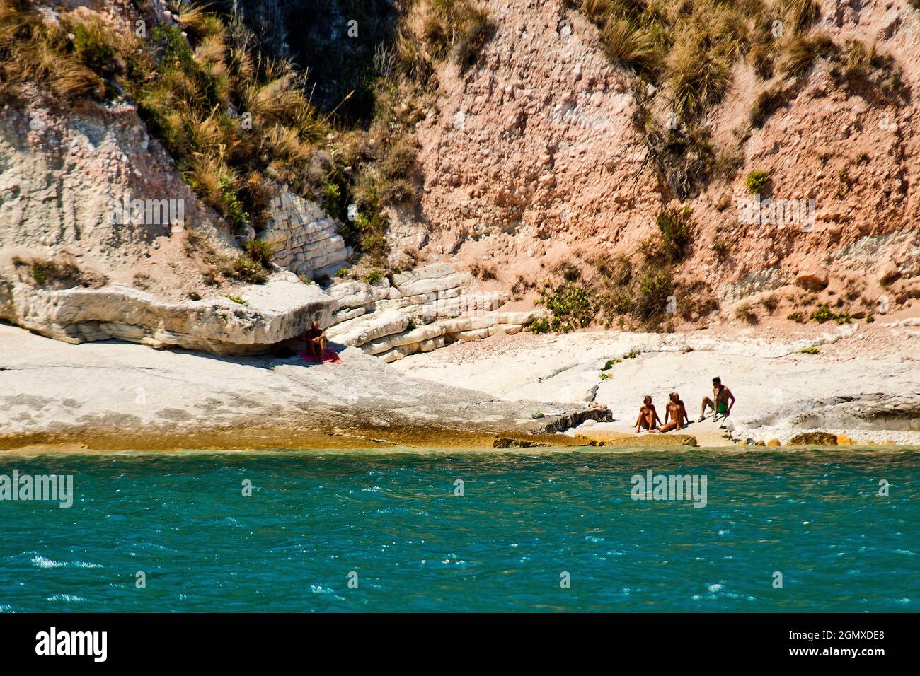italian nudist Conero Mountain, Park, Adriatic Sea, Nudist Beach, Ancon, Marche, Italy,  Europe Stock Photo - Alamy