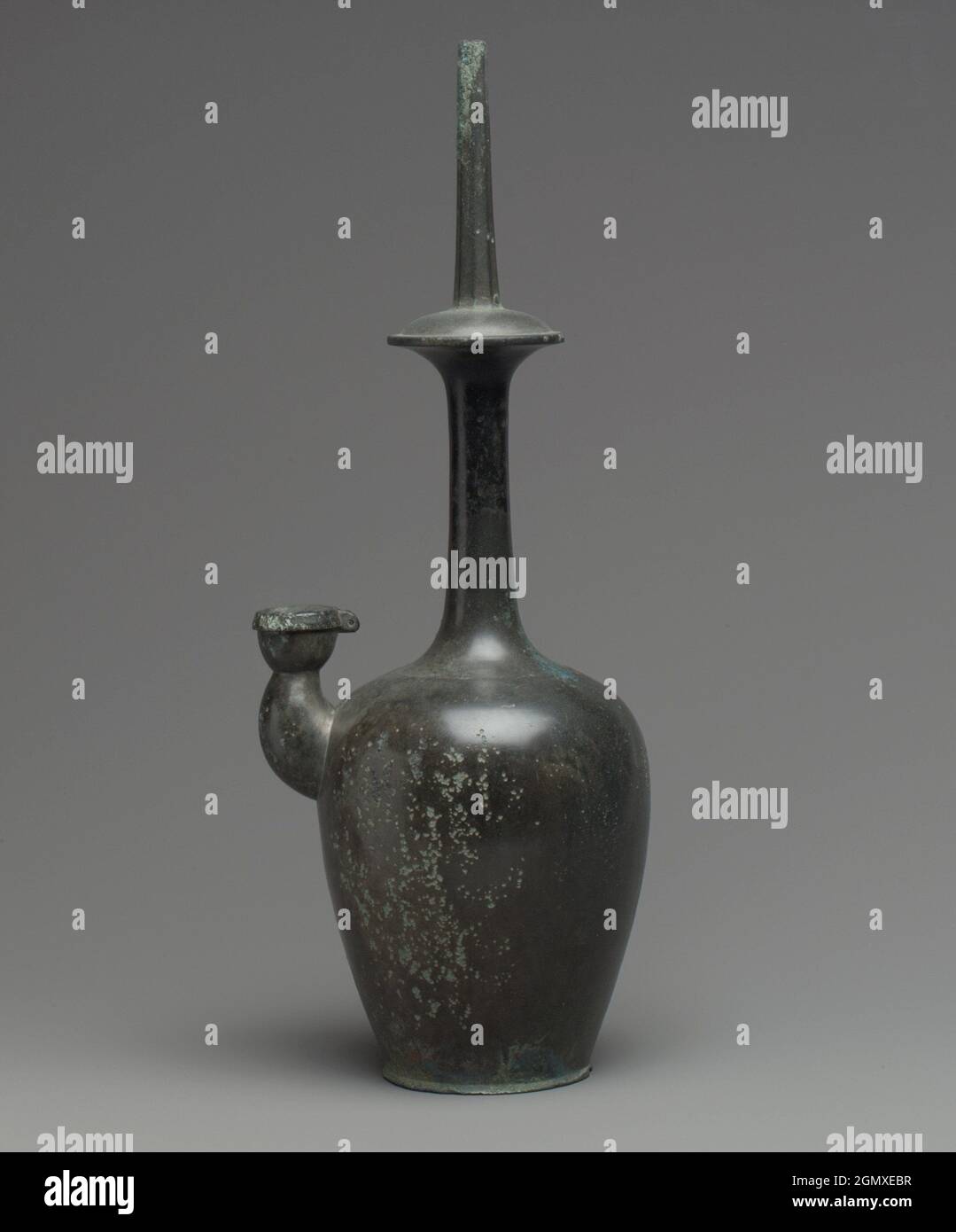Period: Goryeo dynasty (918-1392); Culture: Korea; Medium: Bronze; Dimensions: H. 13 1/2 in. (34.2 cm); W. 4 1/2 in. (11.4 cm); Classification: Stock Photo