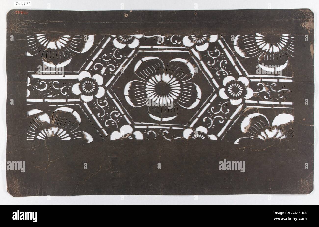 Stencil. Period: Edo period (1615-1868); Date: early 19th century ...