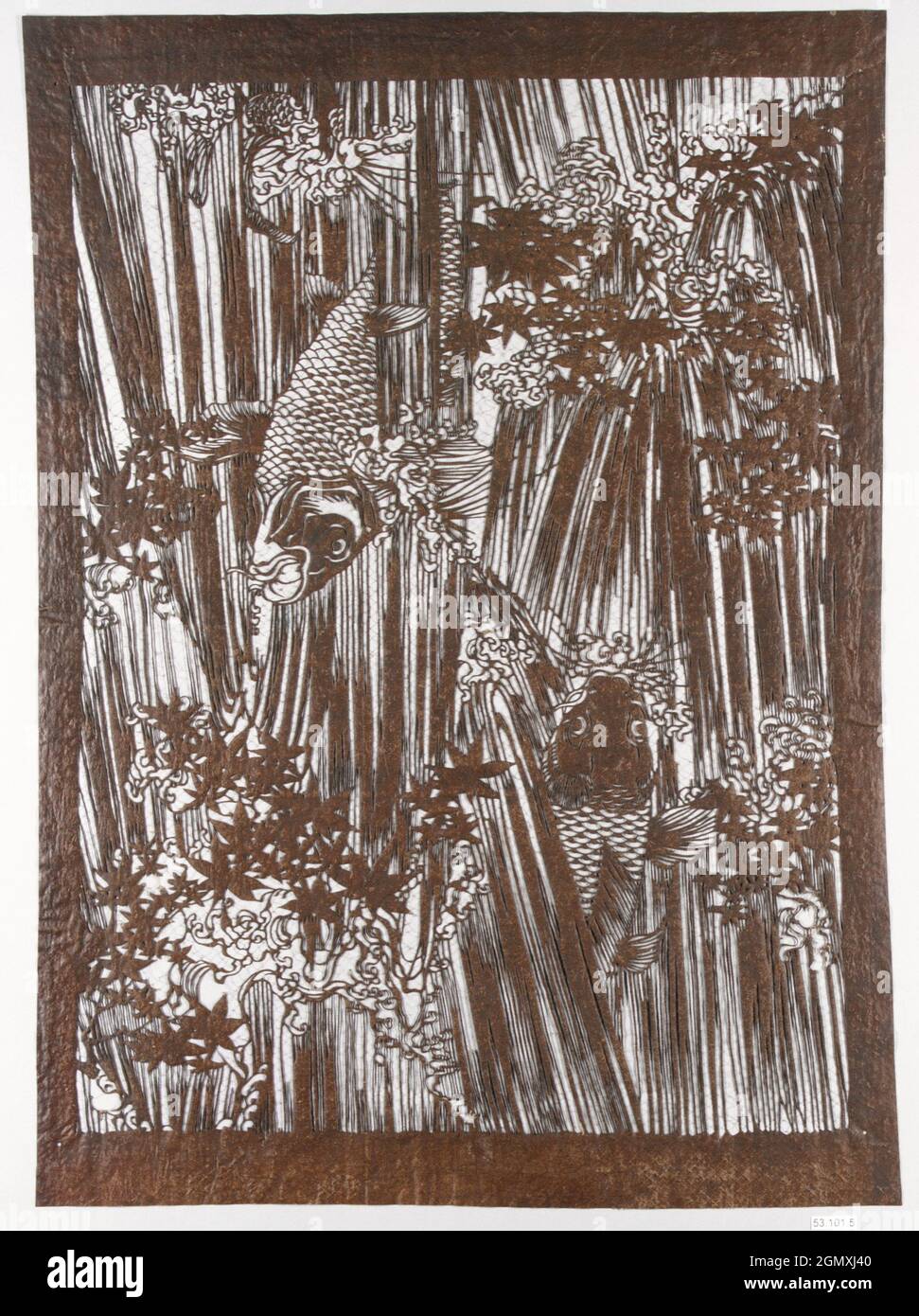 Stencil. Period: Edo period (1615-1868); Culture: Japan; Medium: Paper ...