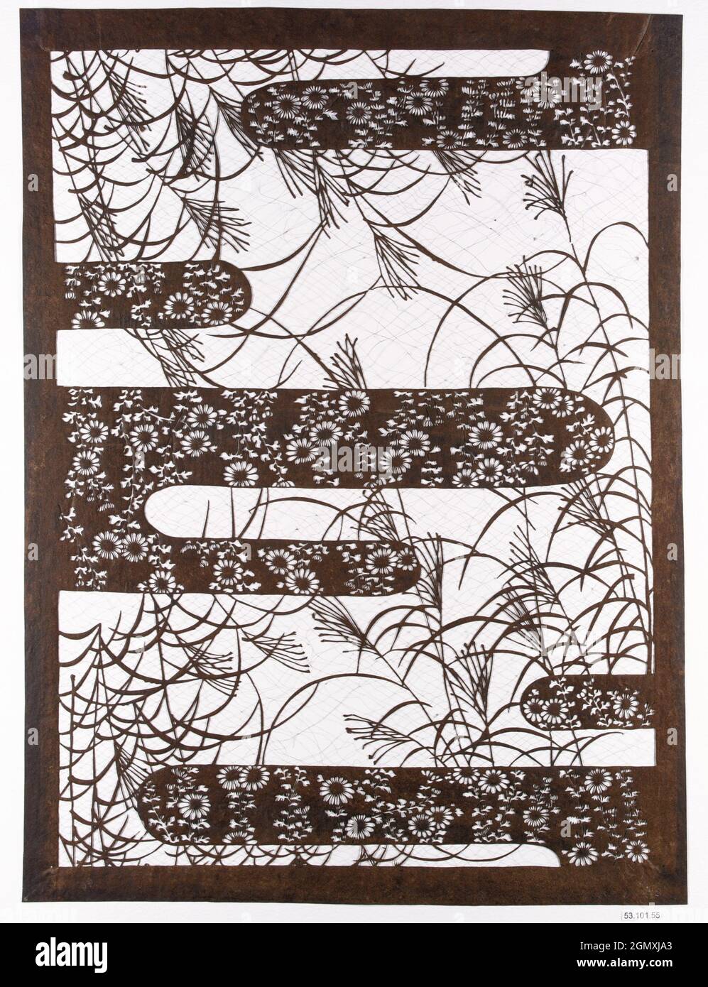 Stencil. Period: Edo period (1615-1868); Culture: Japan; Medium: Paper ...