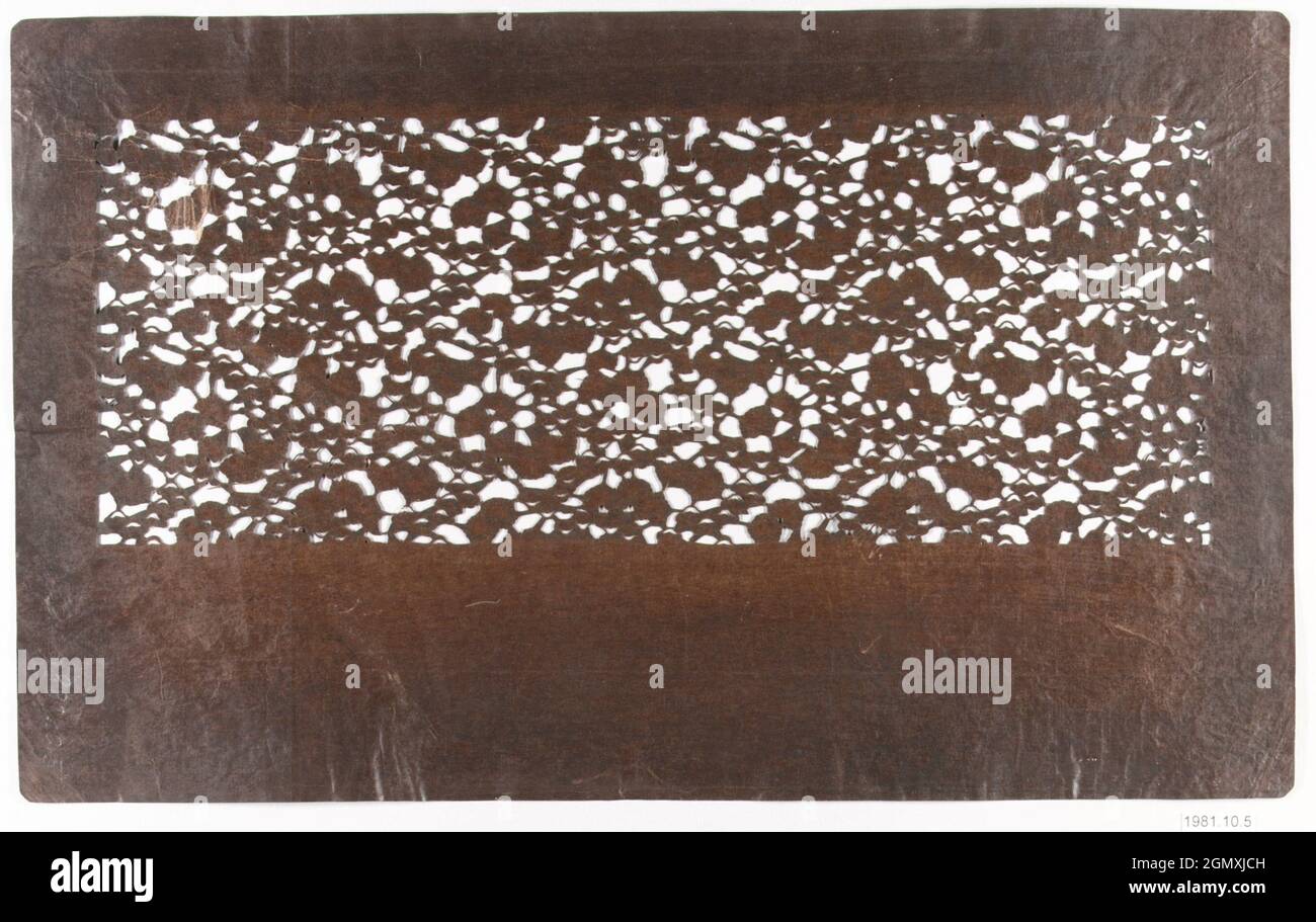 Stencil. Period: Edo period (1615-1868); Date: 19th century; Culture ...