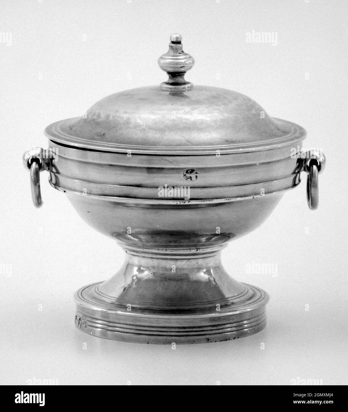 Miniature tureen with cover. Maker Possibly by Thomas Howell (entered