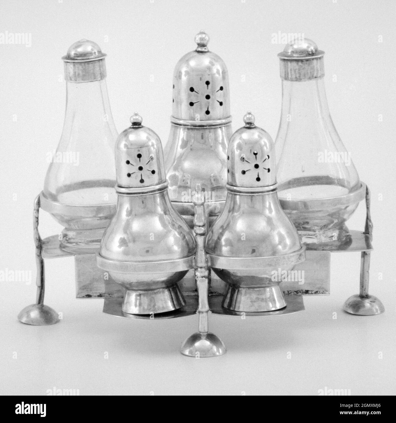 Miniature cruet stand. Artist David Clayton (British, active 1689