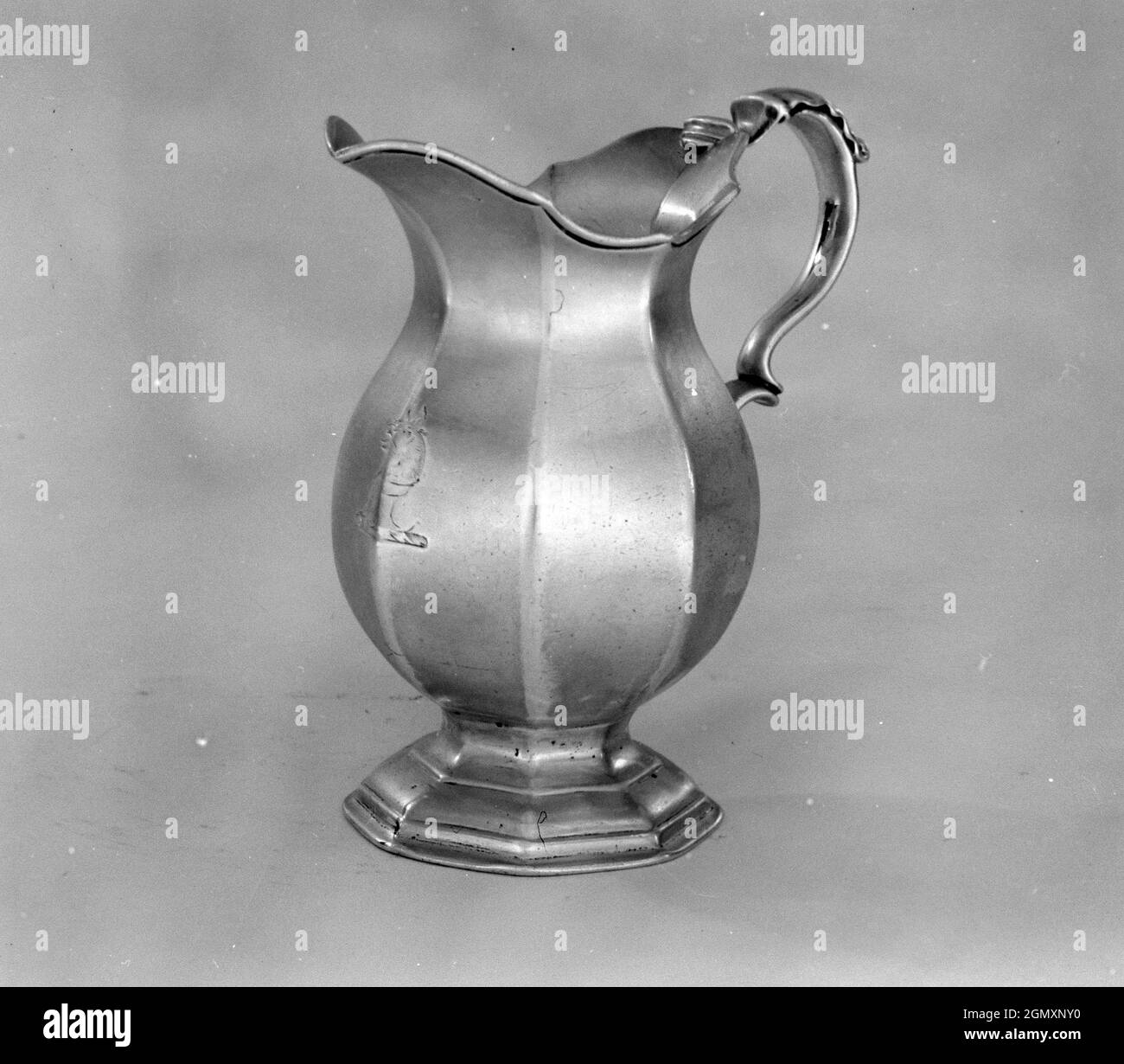 Milk jug. Date 172829; Culture British, London; Medium Silver