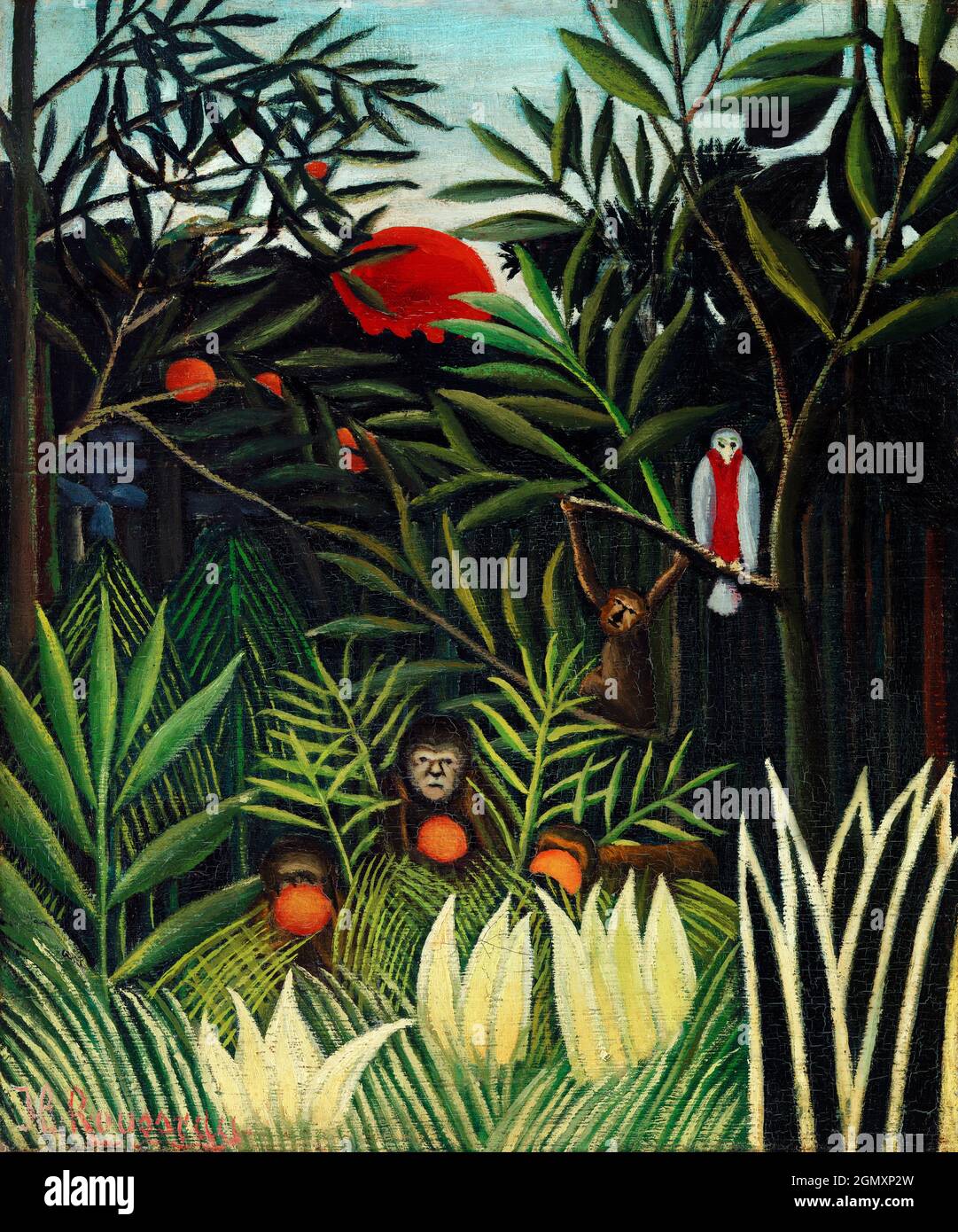 Henri Rousseau Exotic Landscape