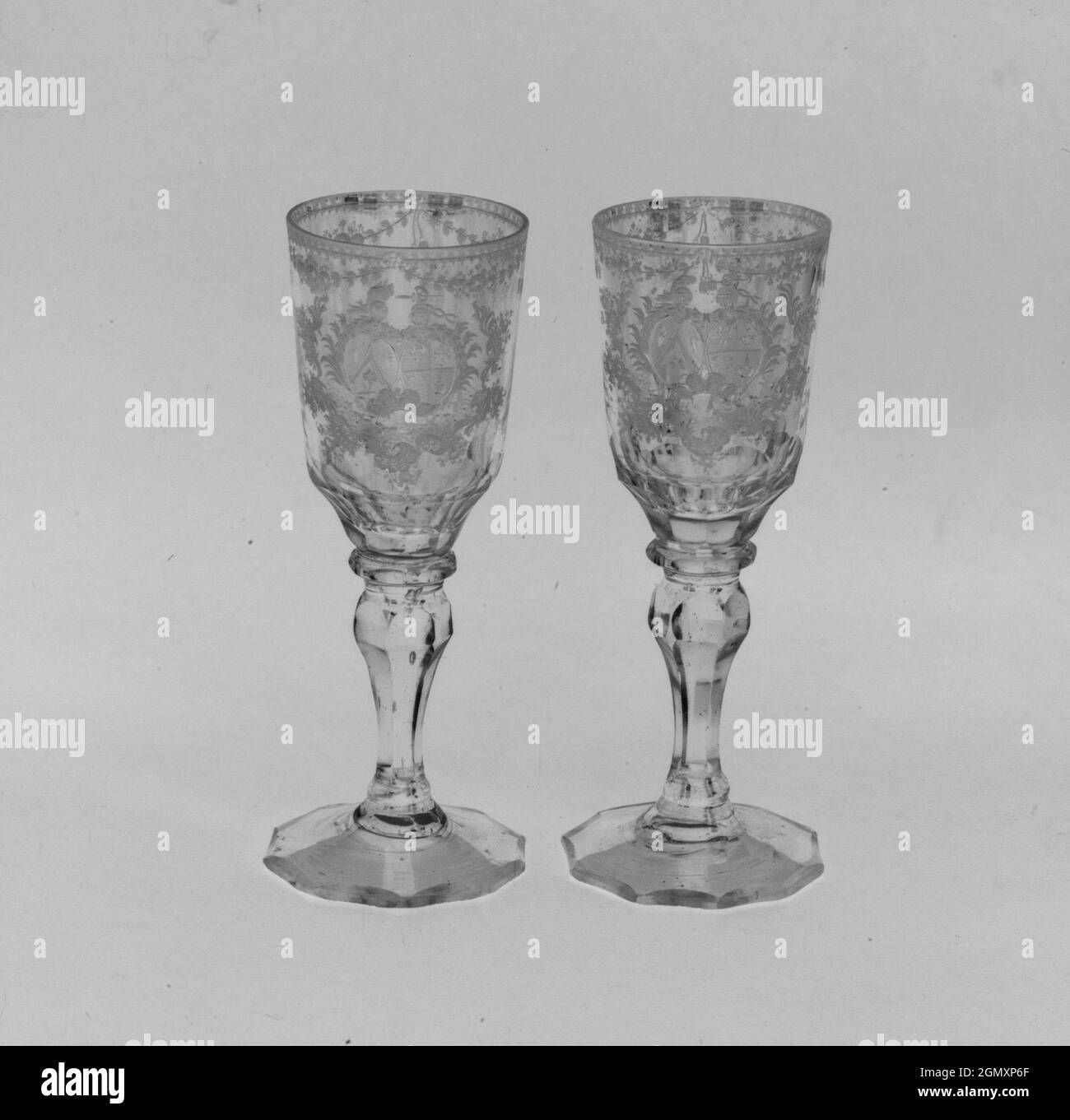 Wineglass. Date mid18th century; Culture Southern German; Medium