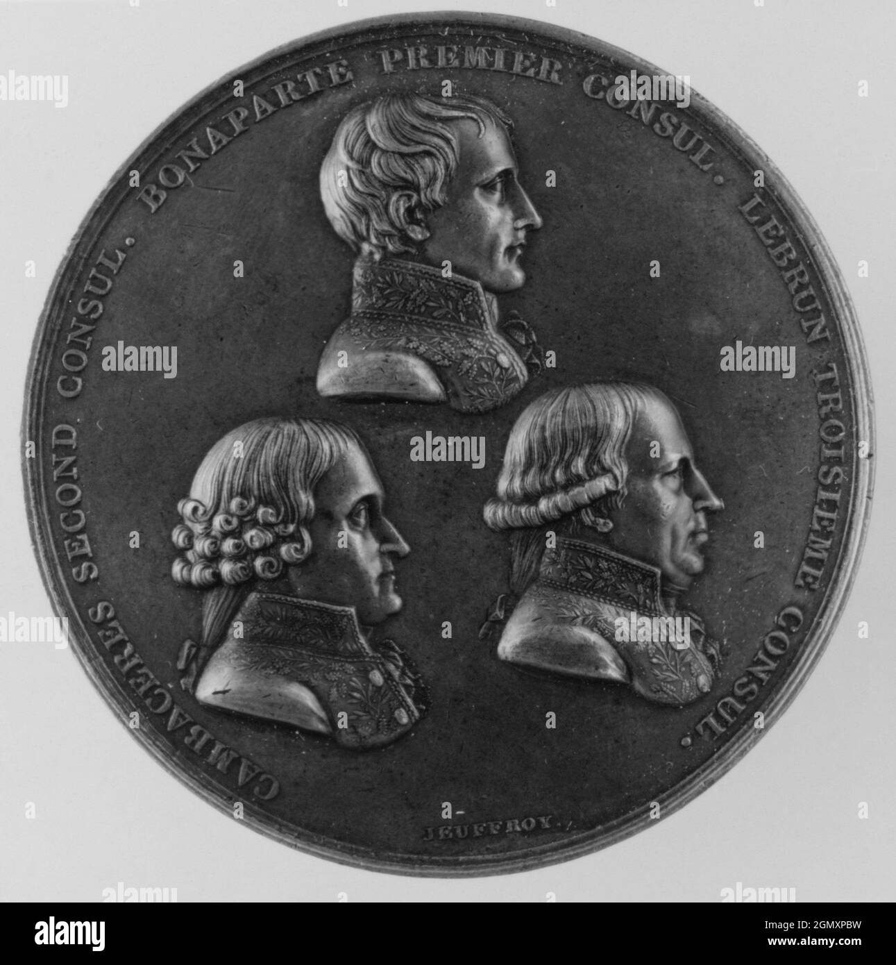 The Three Consuls: Napoleon, Cambacérès, Lebrun. Artist: Medalist ...