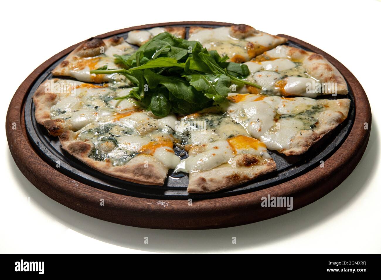 Pastry oven food cheese pizza manouche. Labnani food.Turkish version of