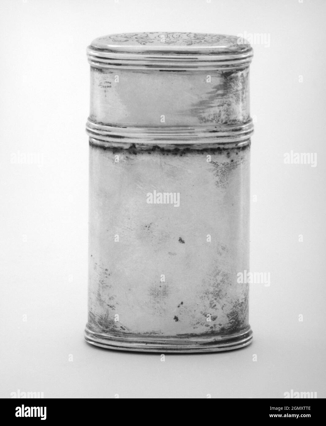 Container for matches with cover (part of a set). Maker Johann