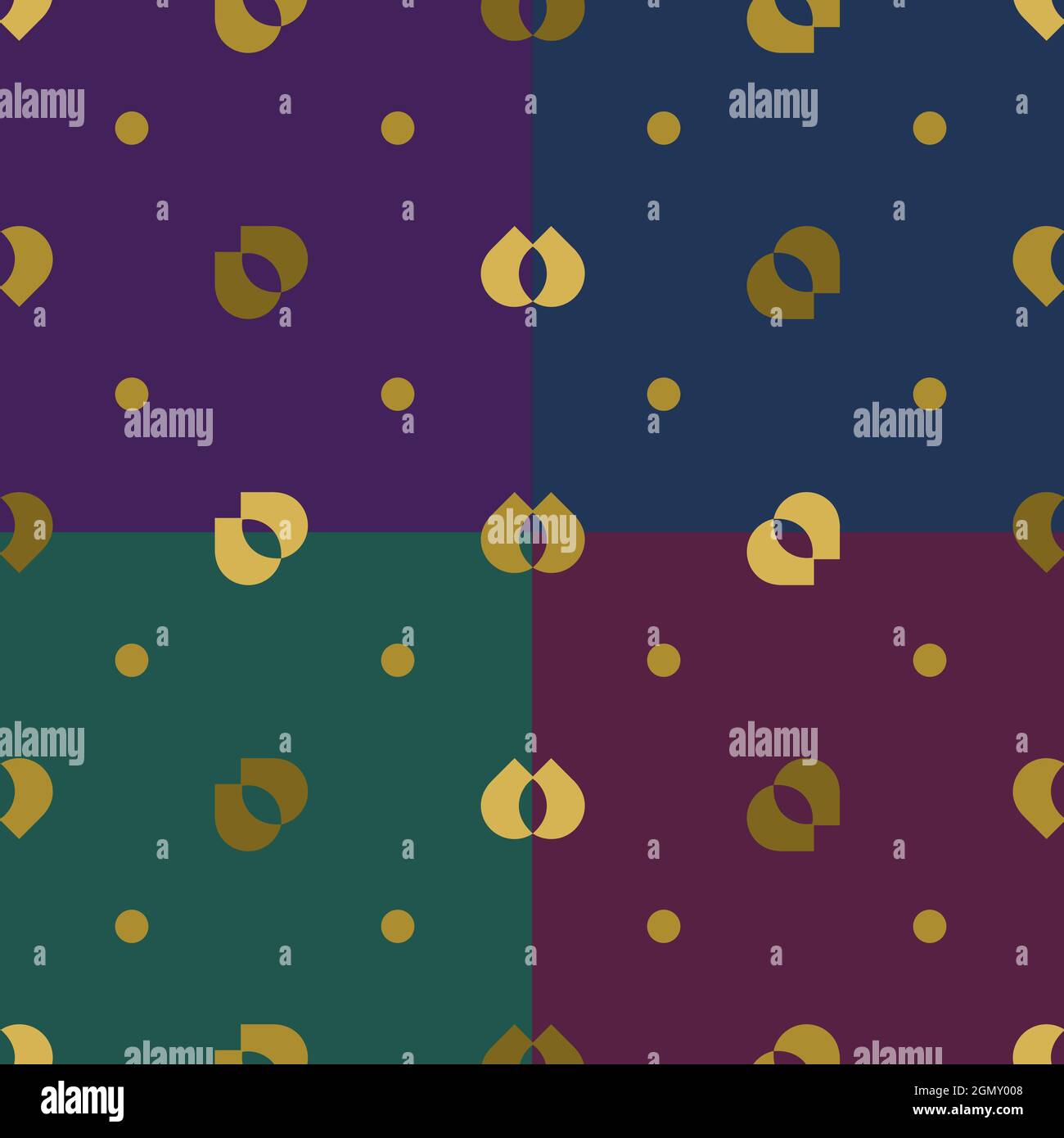 Golden pattern on a dark background - vector background Stock Vector ...