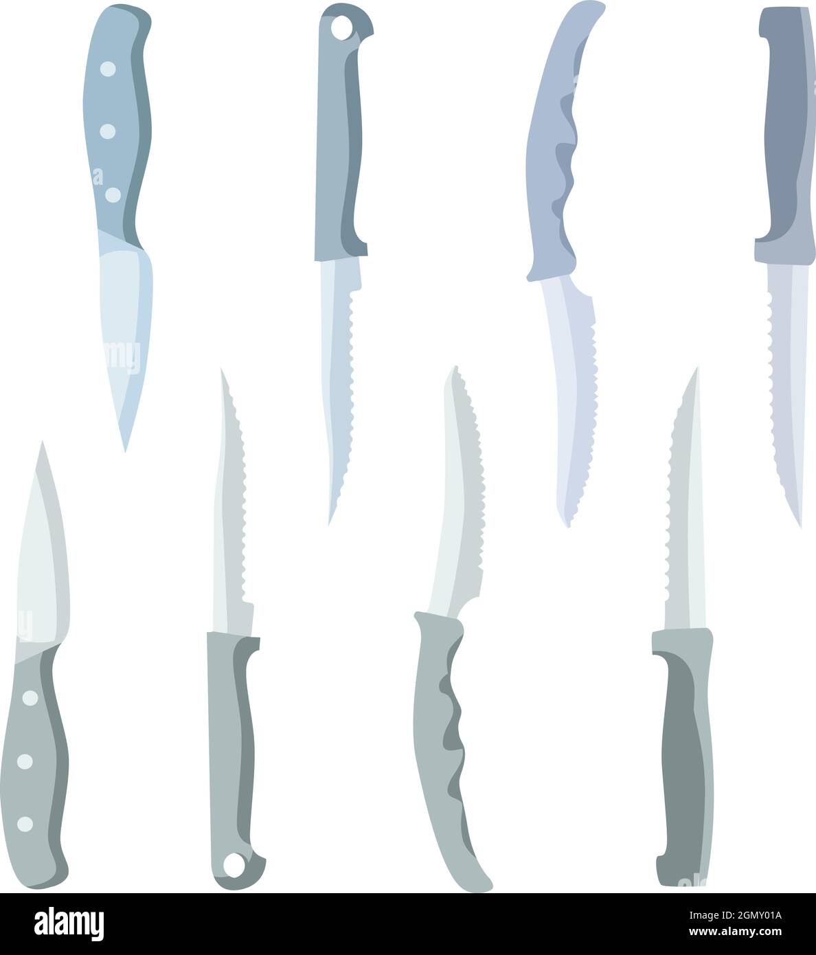 Various knives vector illustration Stock Vector Image & Art Alamy