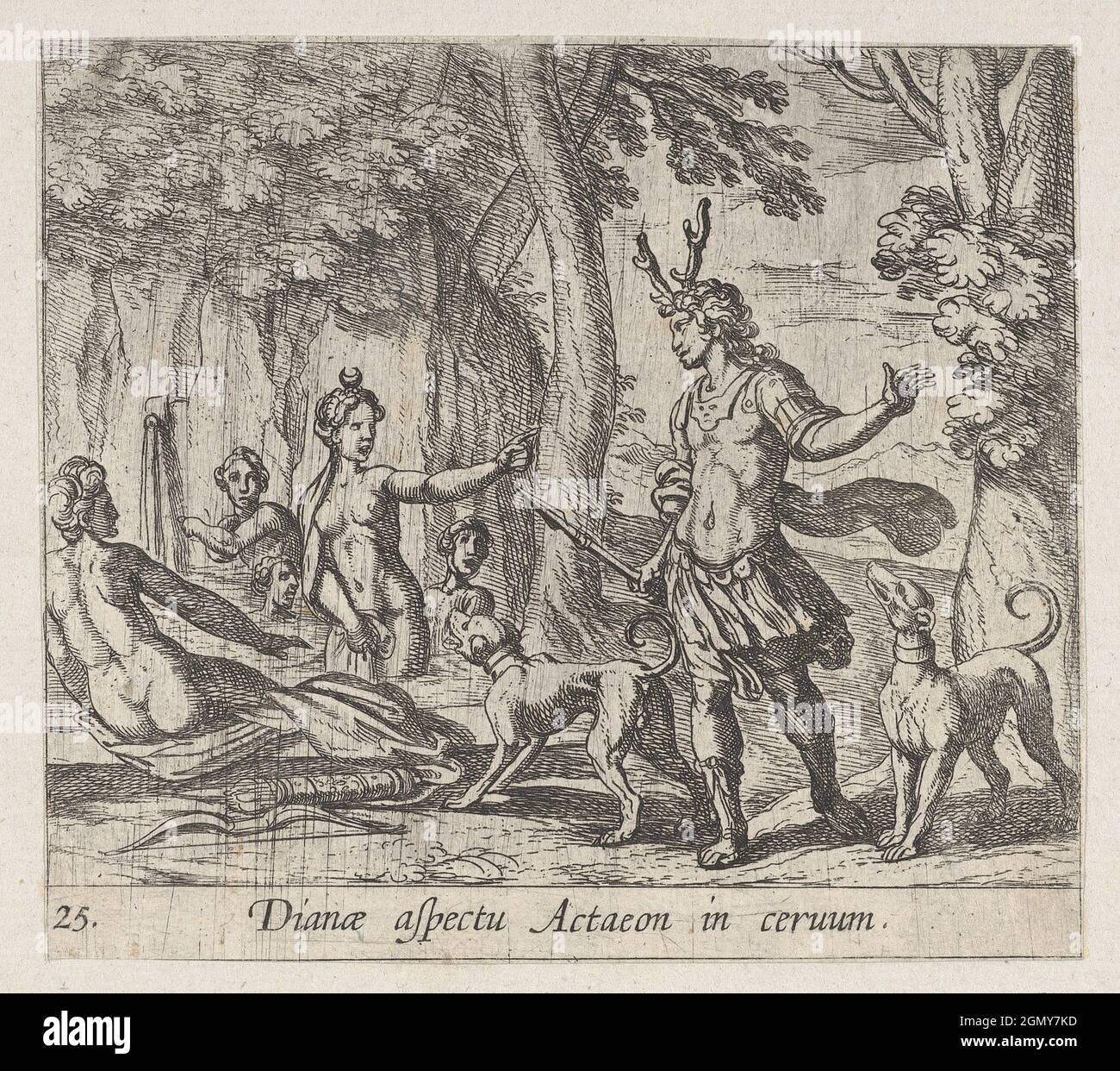 Actaeon changed into a stag hi-res stock photography and images - Alamy