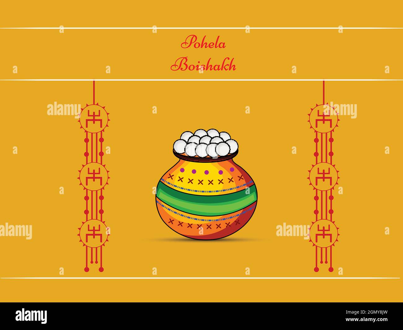 Bengali New Year Stock Vector Image & Art - Alamy