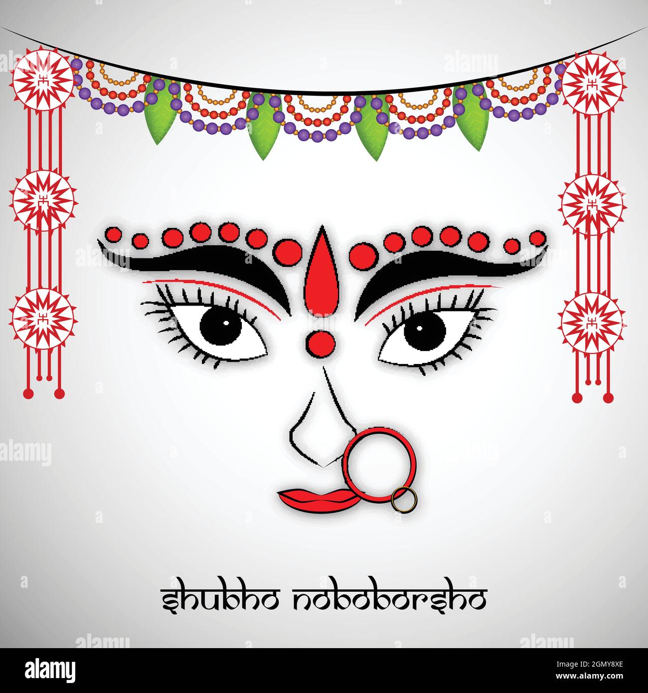 Bengali New Year Stock Vector Image & Art - Alamy