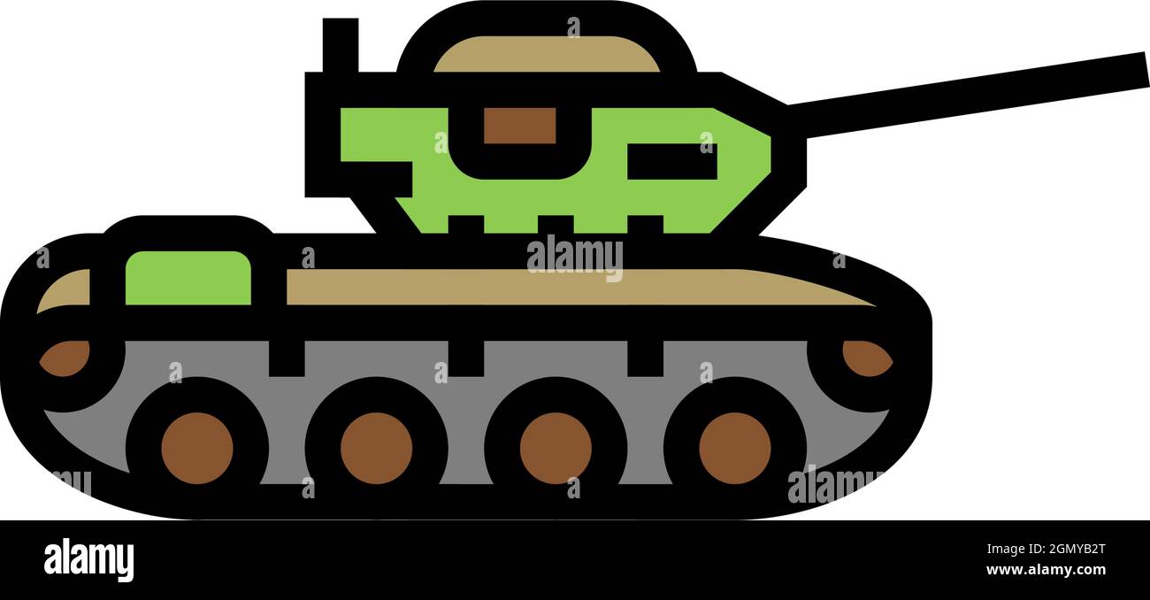 tank machine color icon vector illustration Stock Vector Image & Art ...