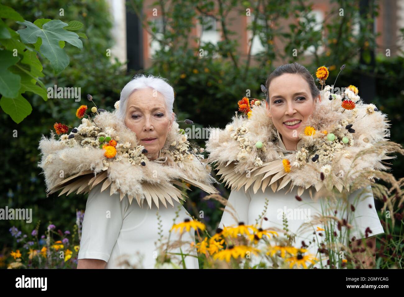 Chelsea, London, UK. 20th September, 2021. Valerie Pain with her