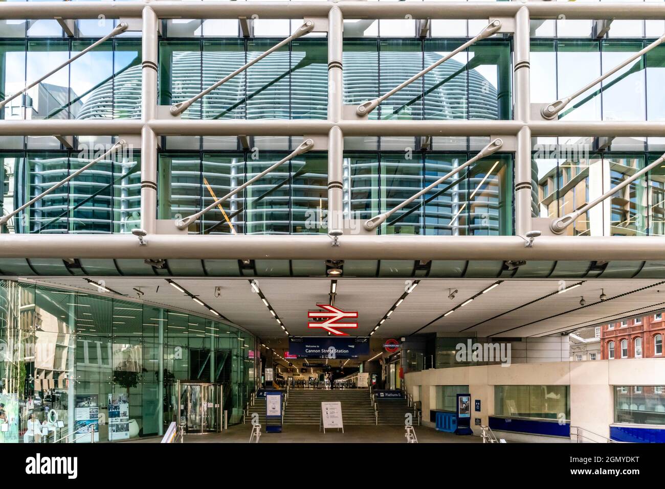 The Entrance To Cannon Street Station, London, UK Stock Photo Alamy