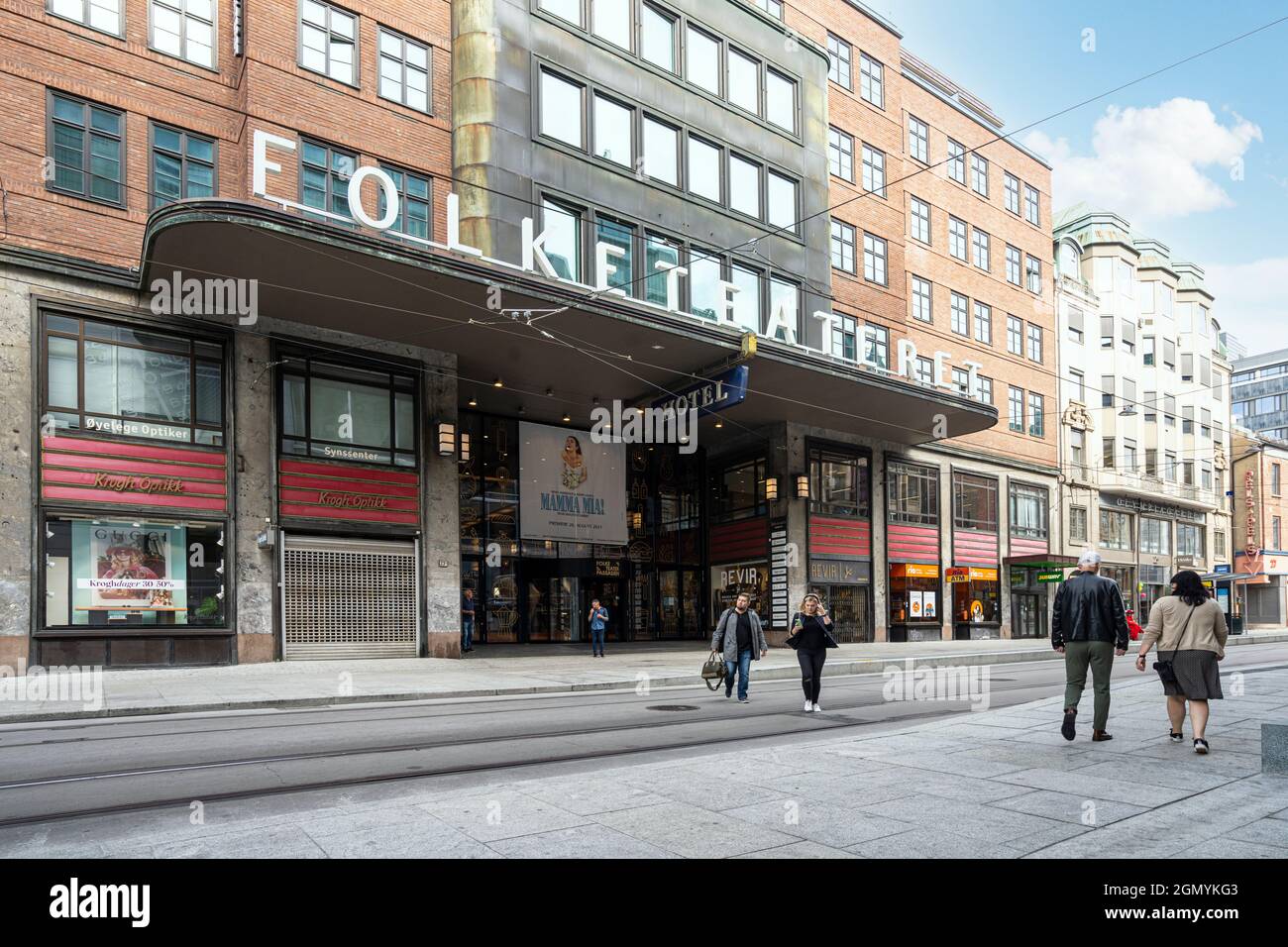 Oslo, Norway. September 2021. The external view of Folke Teater