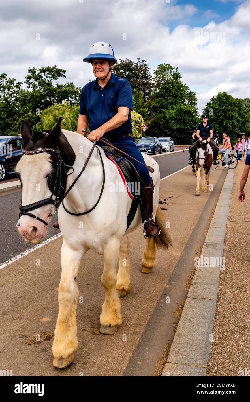 Horse Riding In Hyde Park, London, UK Stock Photo Alamy