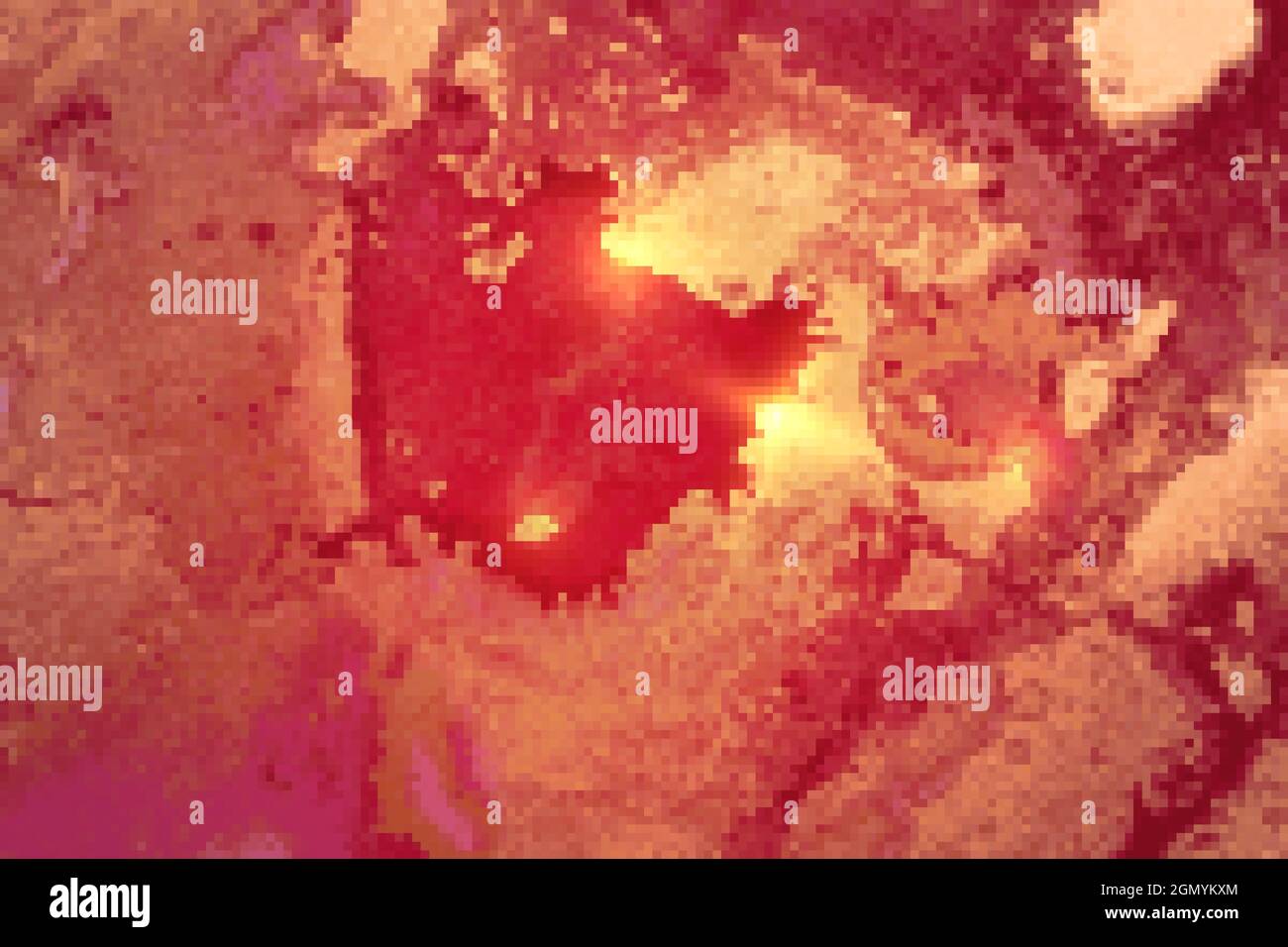 Fuscha Abstract Fuschia and gold abstract pattern with marble texture and sparkles ...