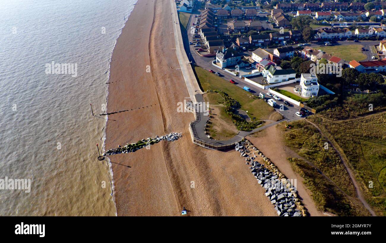 Aerial Seaside View Of Deal Town, Kent, UK Stock Photo, Picture and Royalty  Free Image. Image 121897698.