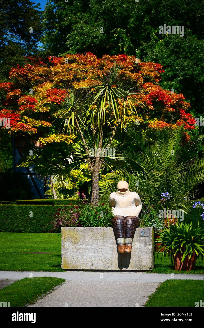 Botanic garden Augsburg Germany Stock Photo