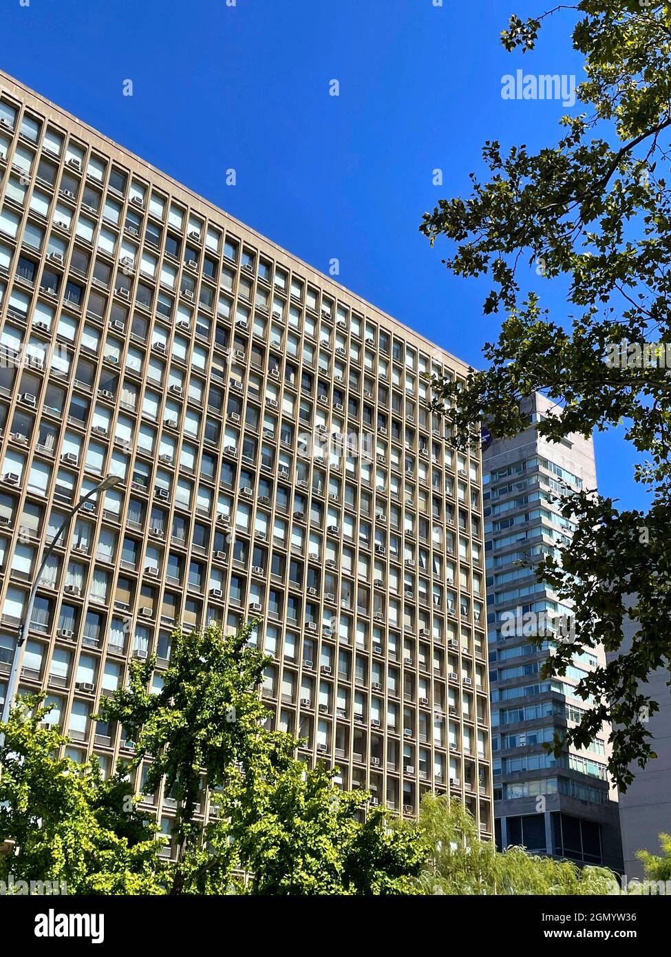Kips Bay Towers Condominium Complex was designed by architect I.M. Pei, New York City, USA Stock Photo