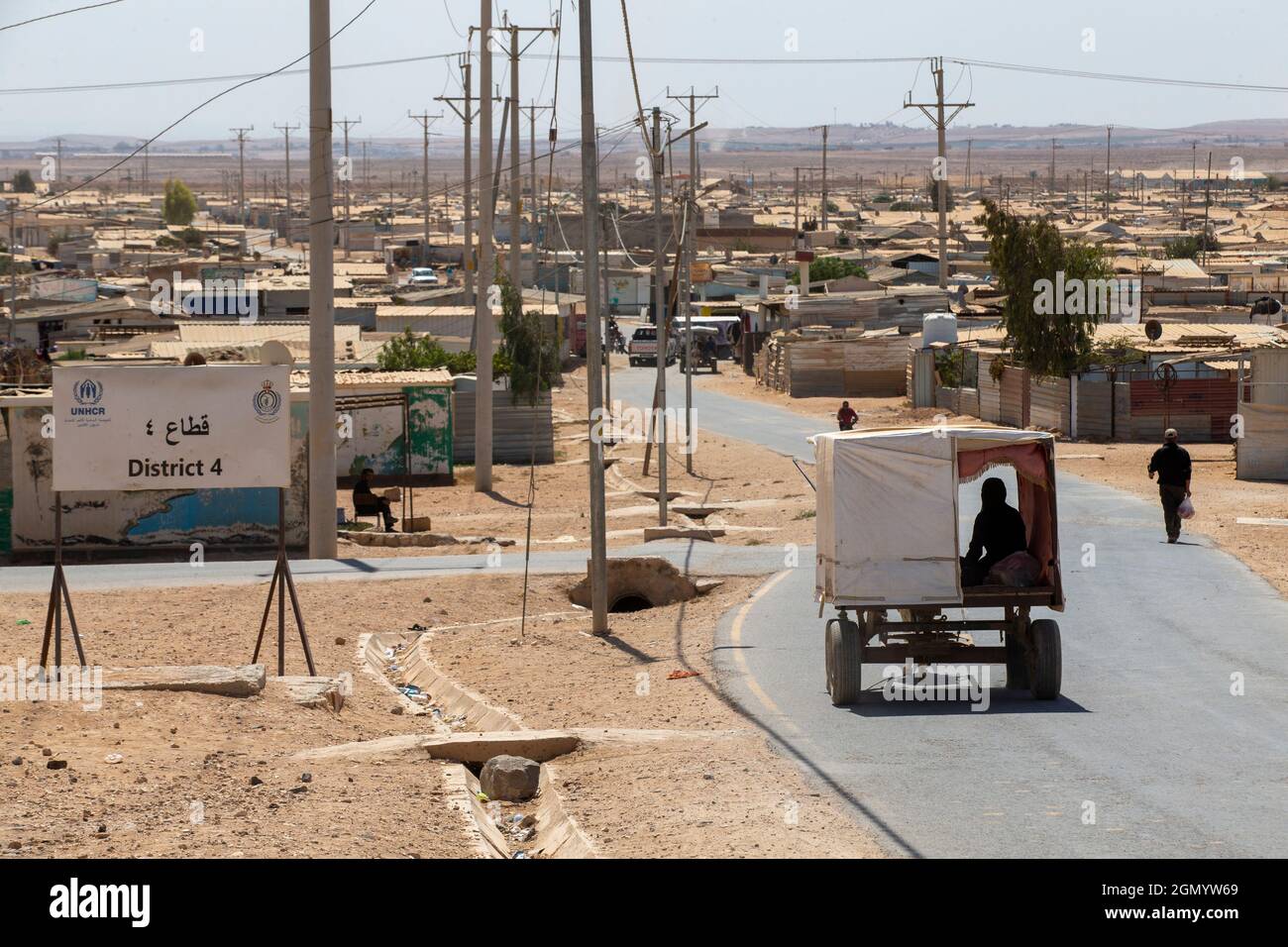 Illustration picture shows the Zaatari refugee camp, the world's largest  camp for Syrian refugees, part of a six days working visit in Jordan and  Leba Stock Photo - Alamy