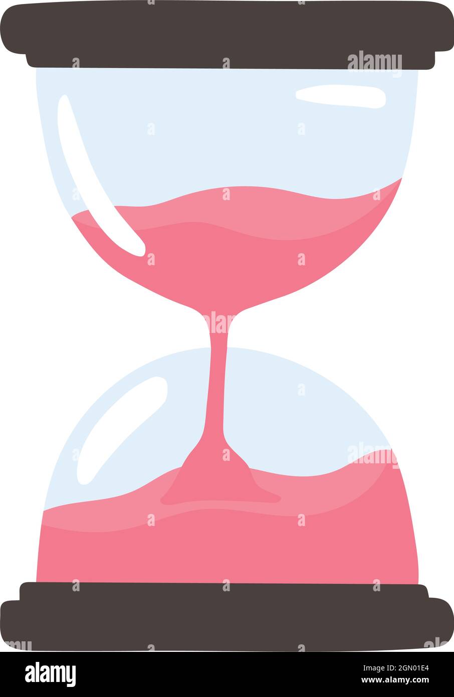 hourglass time flat icon Stock Vector Image & Art - Alamy
