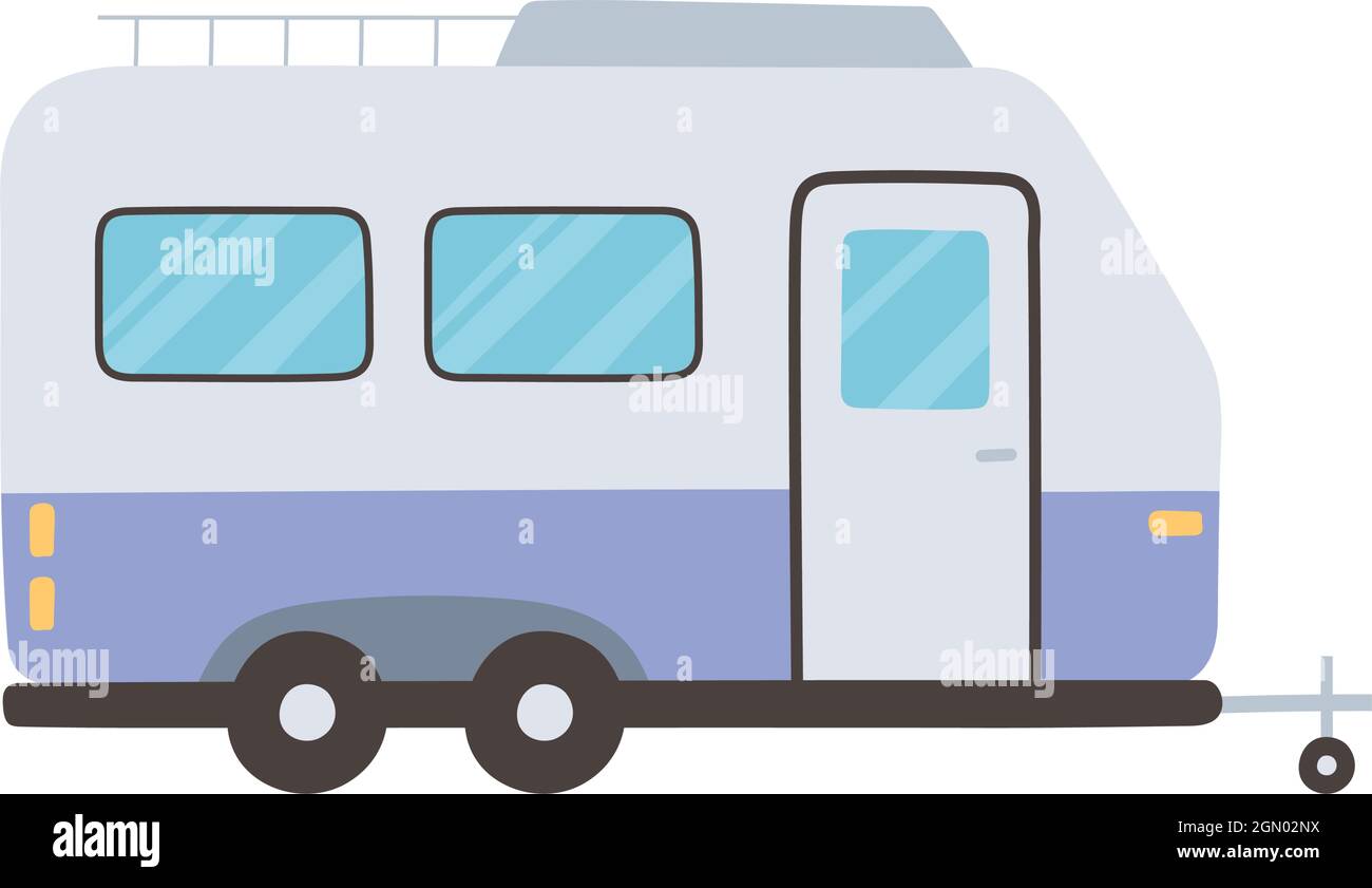 trailer of camper Stock Vector Image & Art - Alamy