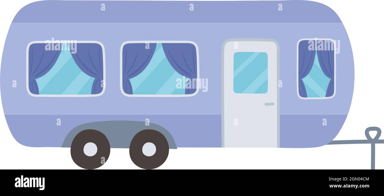 trailer camping transport Stock Vector Image & Art - Alamy