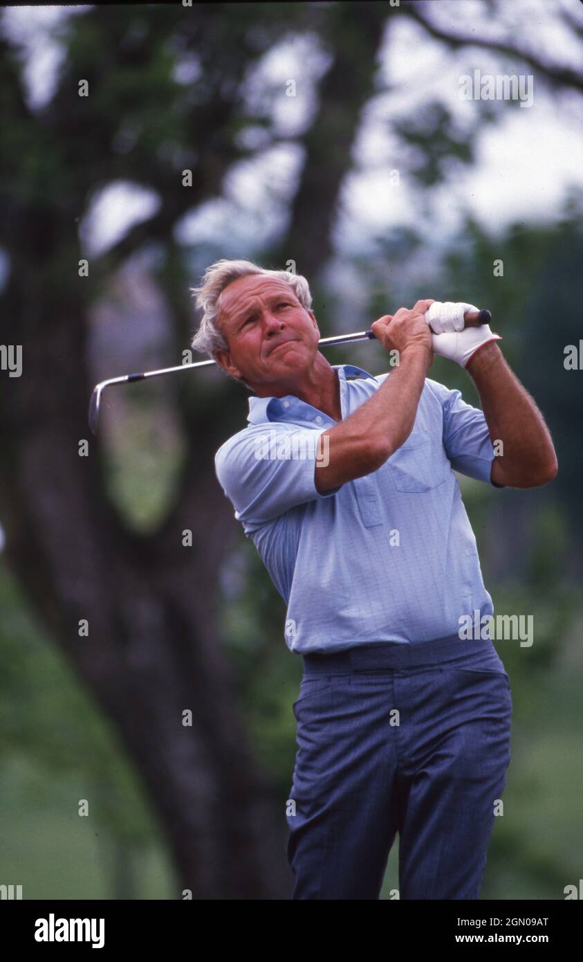 Austin Texas USA, 1990 Legendary professional golfer ARNOLD PALMER