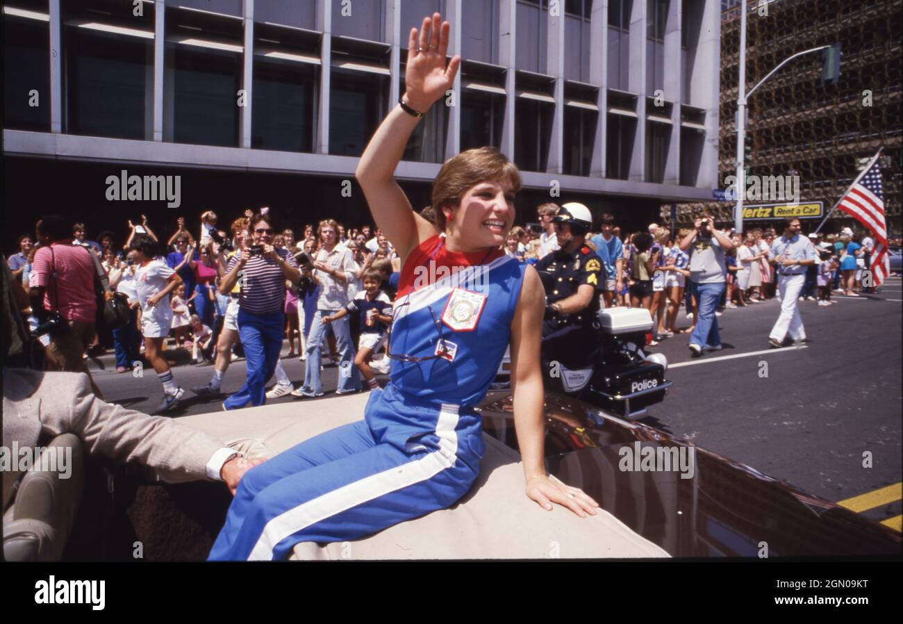Dallas Texas USA, 1984 Olympic gold medalist gymnast Mary Lou Retton