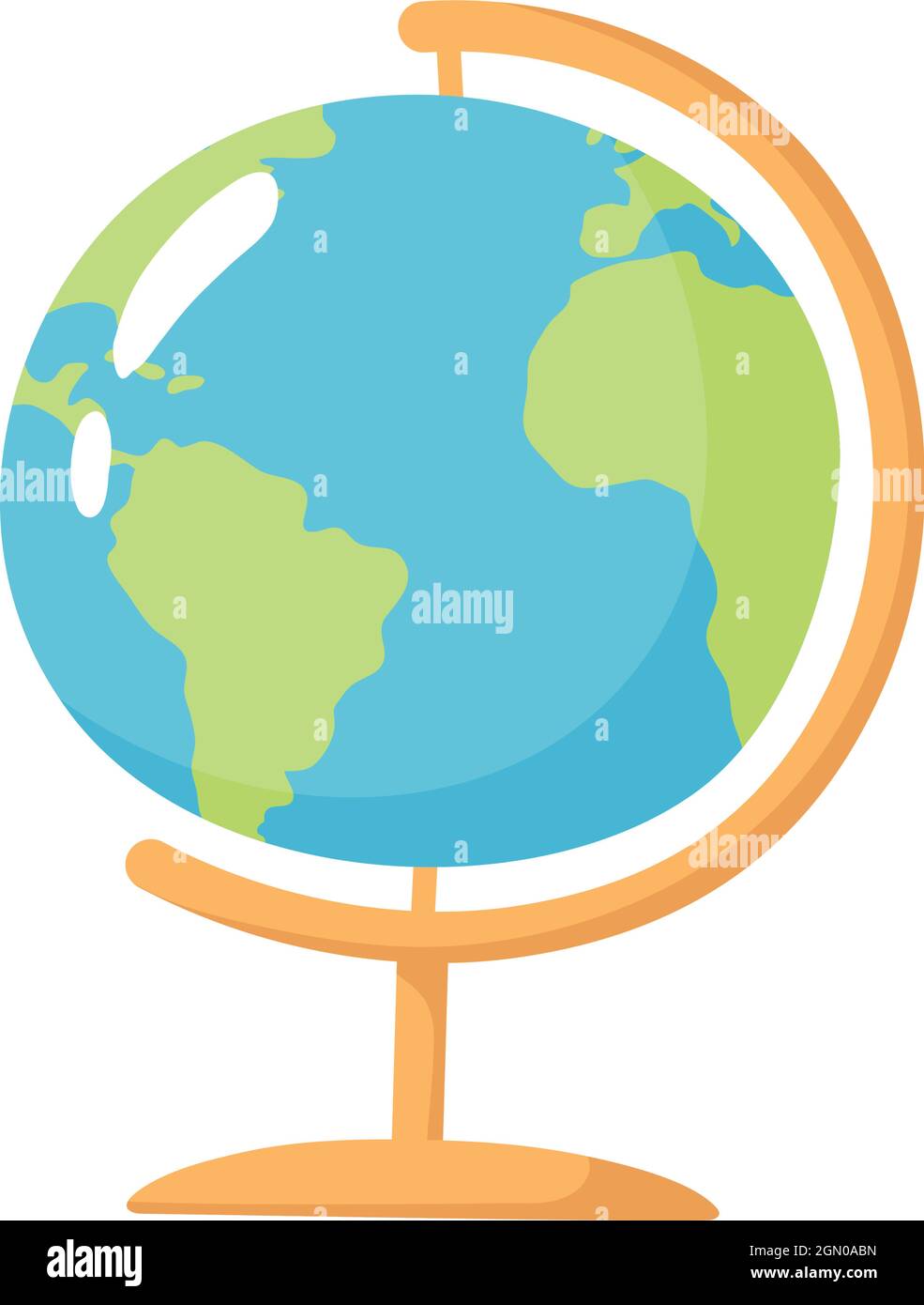 school globe map Stock Vector Image & Art - Alamy