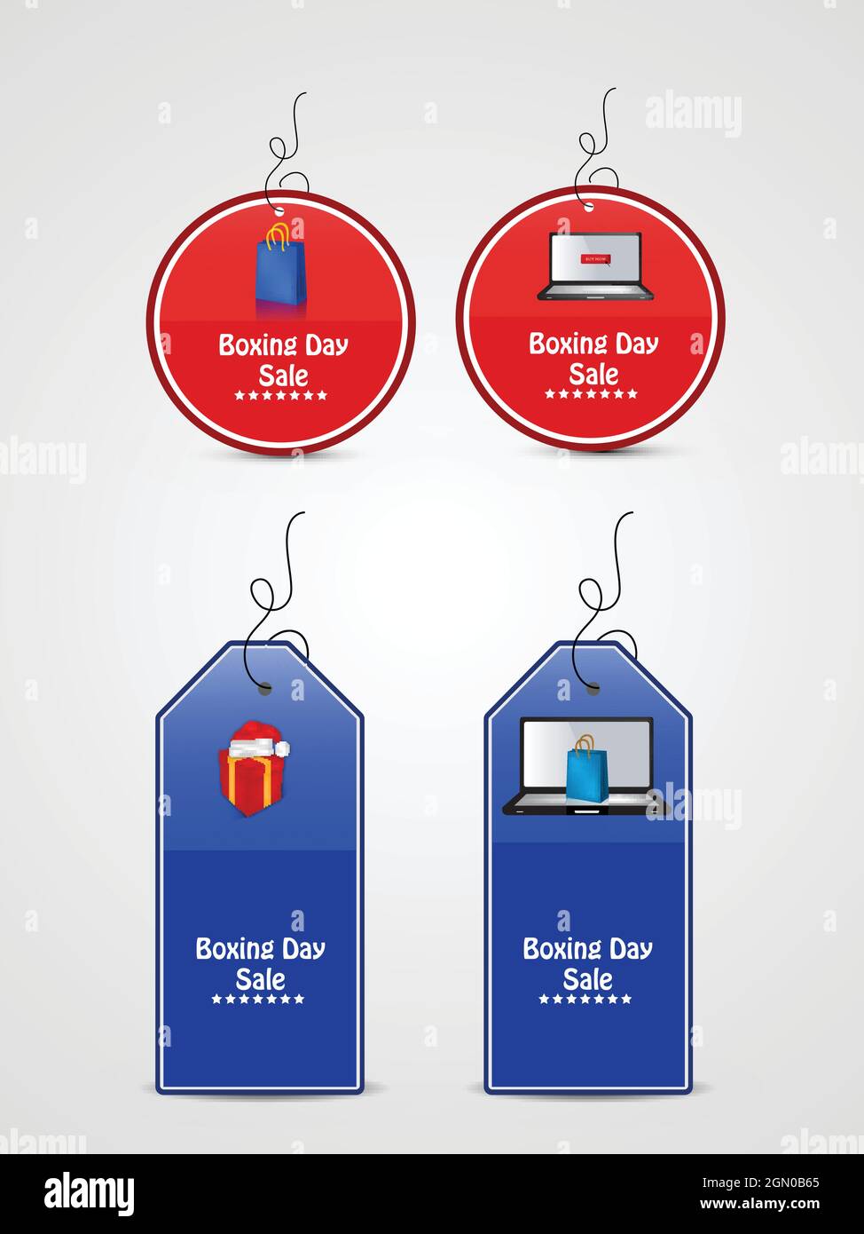 Boxing Day Background Stock Vector